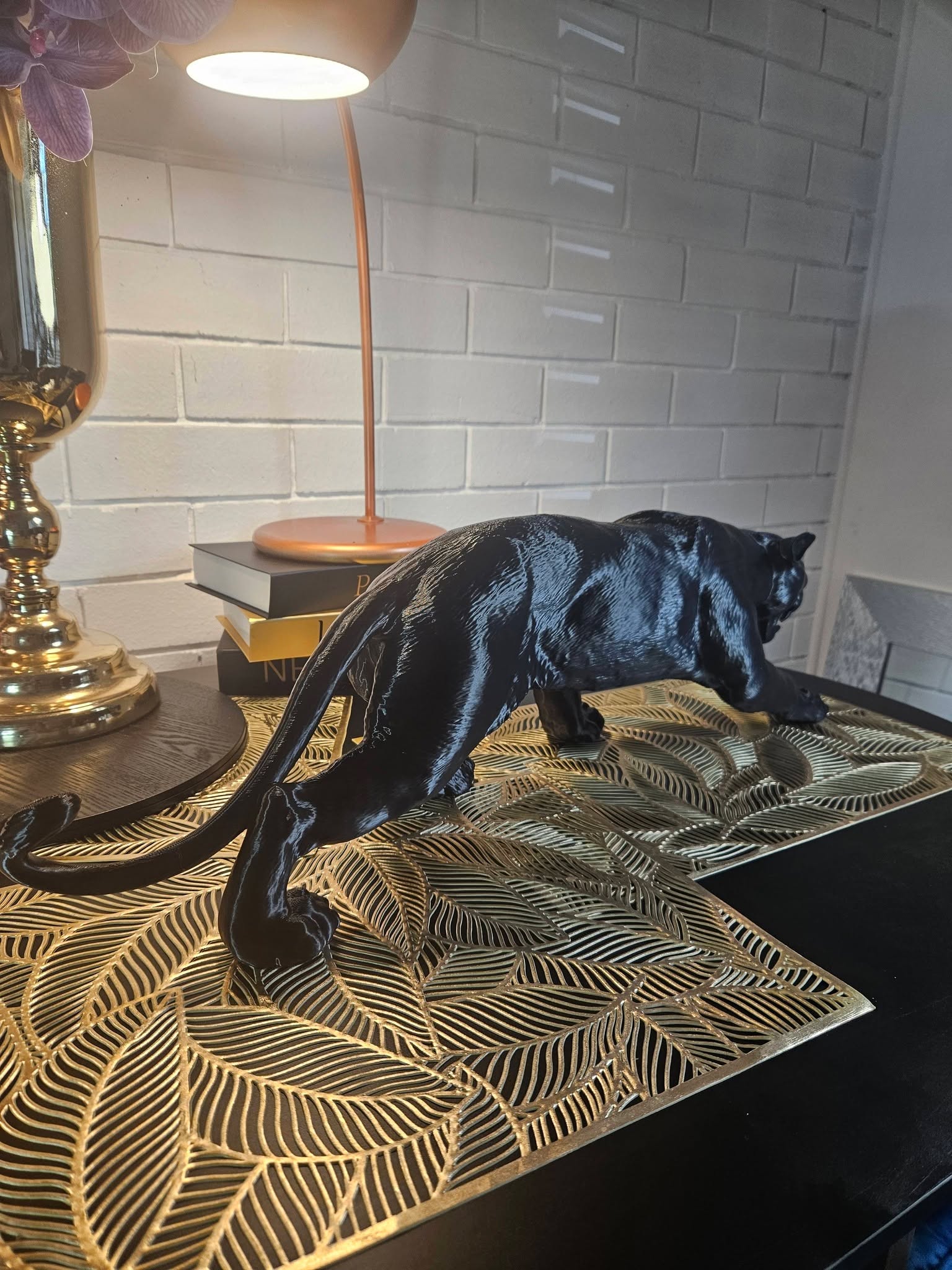 Shadow Stalker Panther Sculpture – 70cm