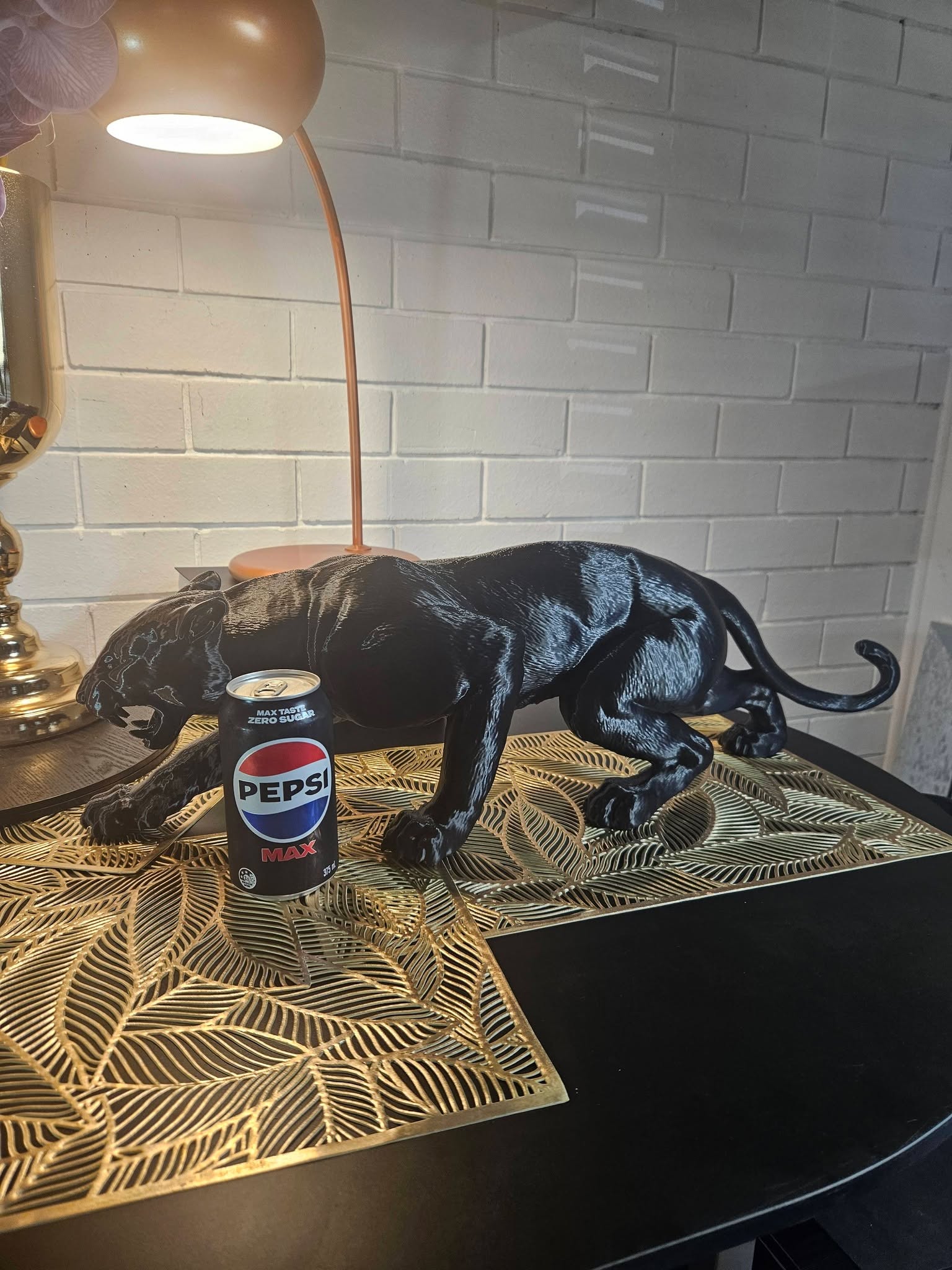 Shadow Stalker Panther Sculpture – 70cm