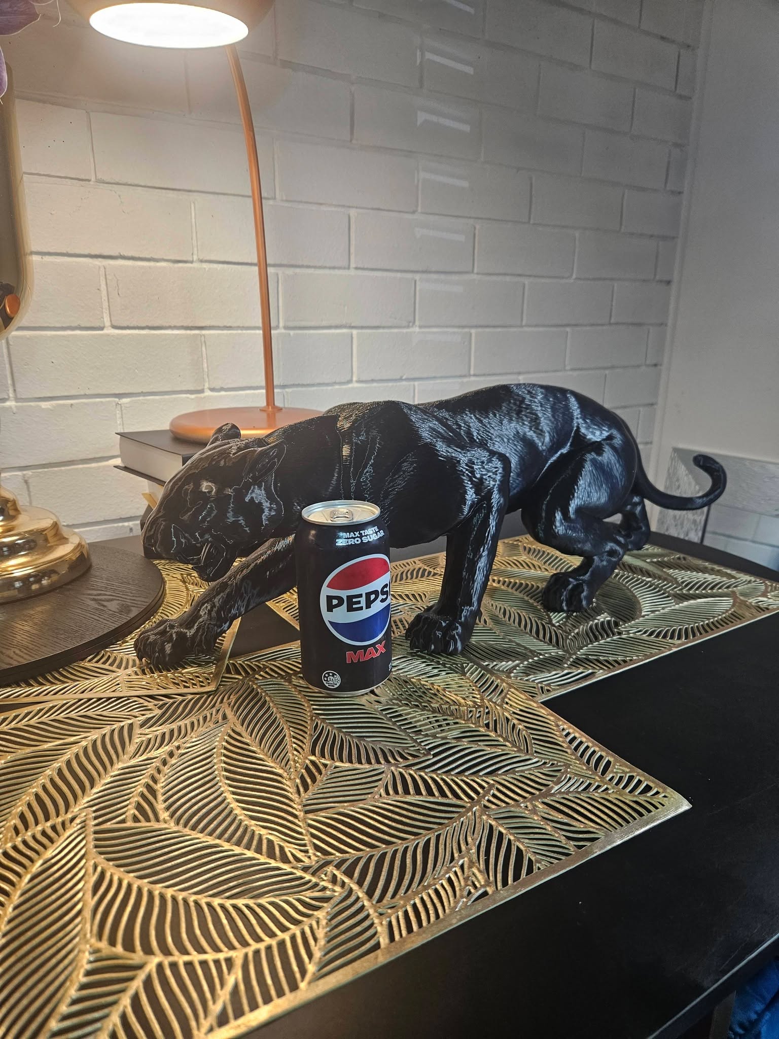 Shadow Stalker Panther Sculpture – 70cm