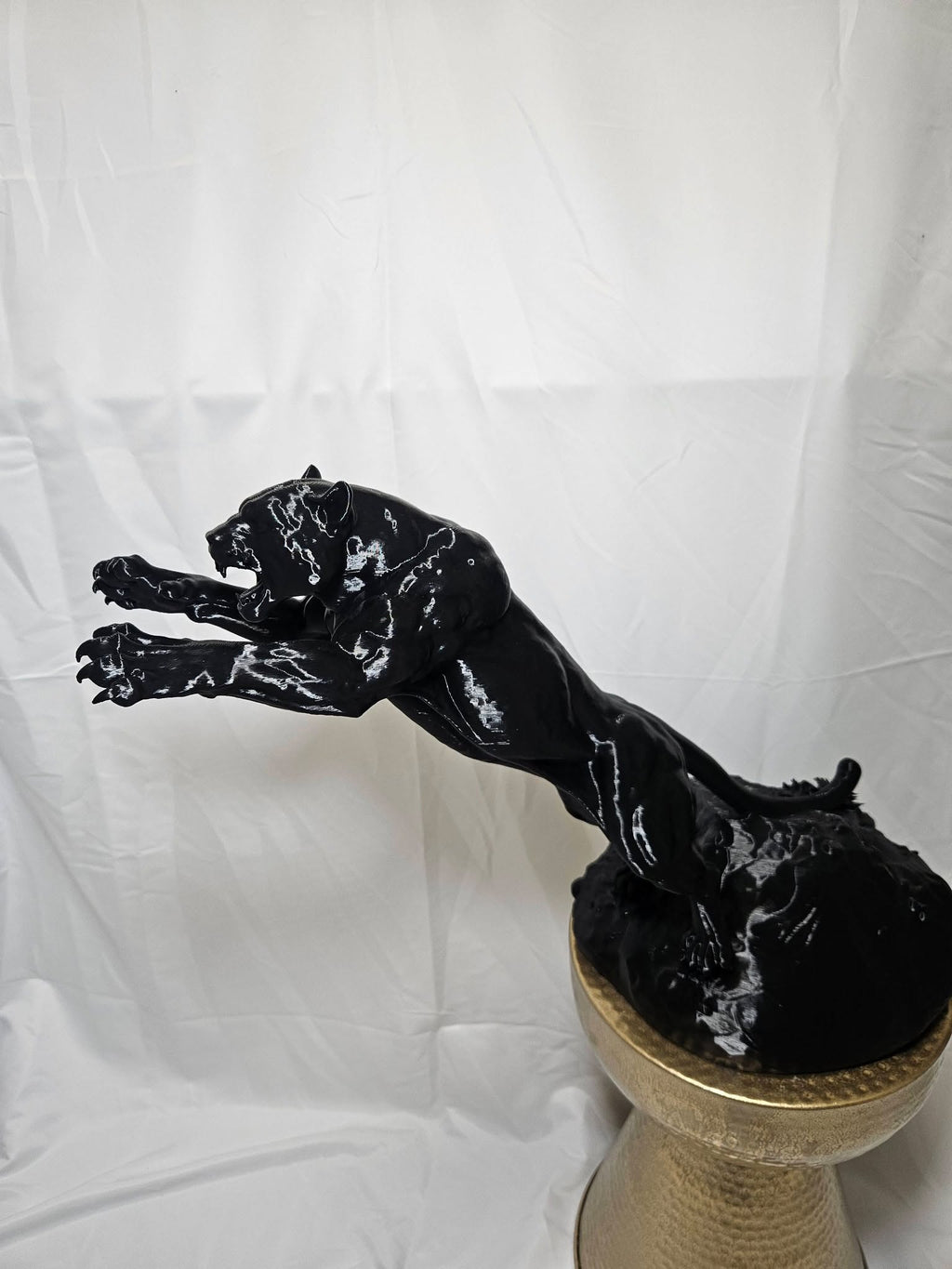 Panther Attack Sculpture – 60cm