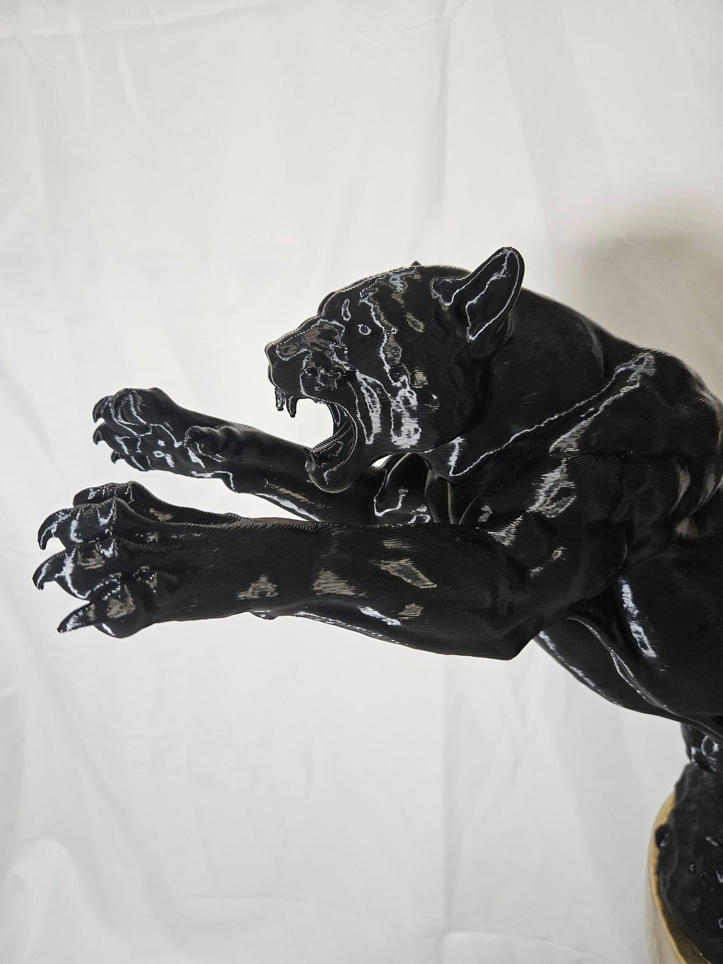 Panther Attack Sculpture – 60cm