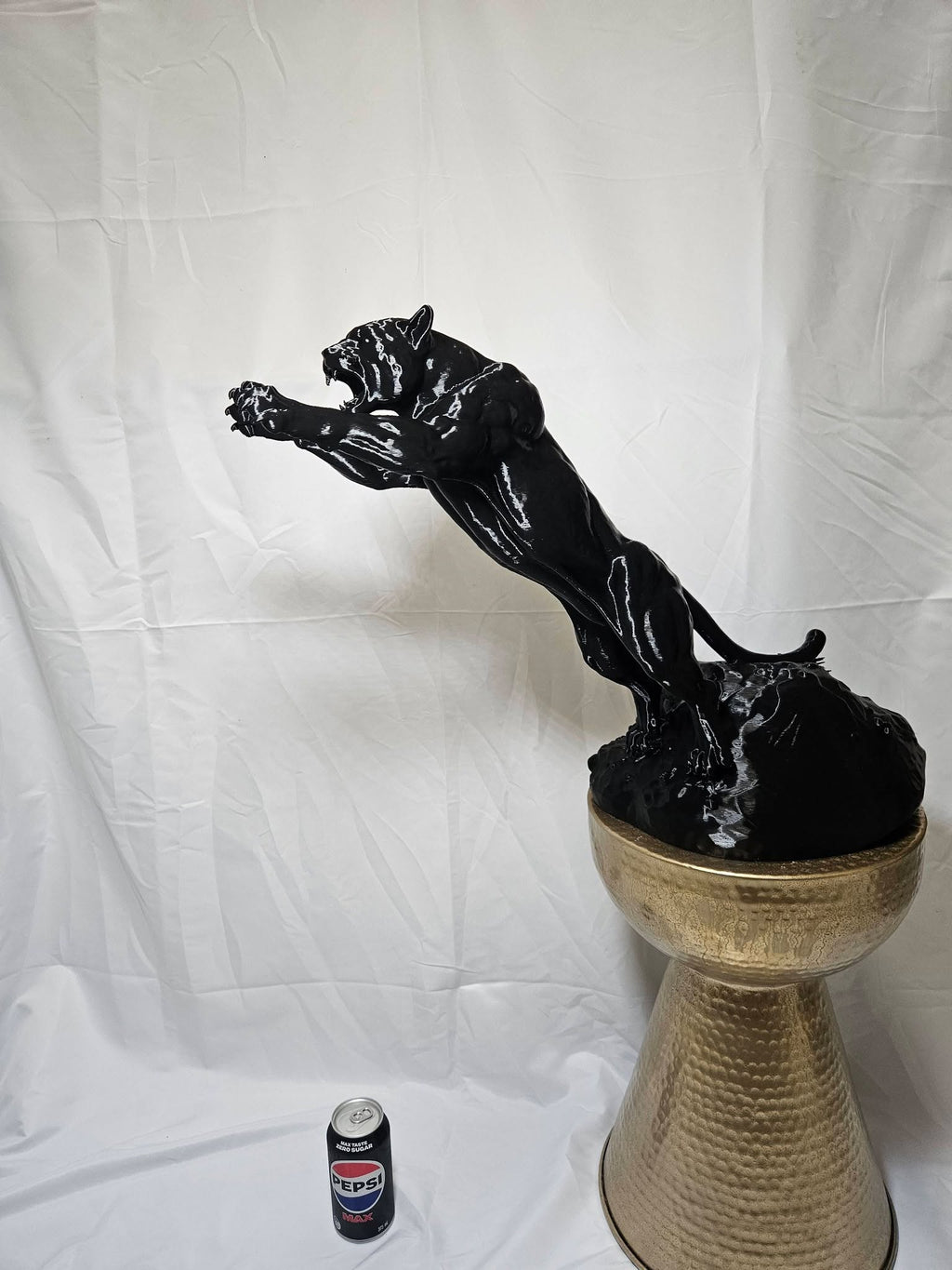Panther Attack Sculpture – 60cm