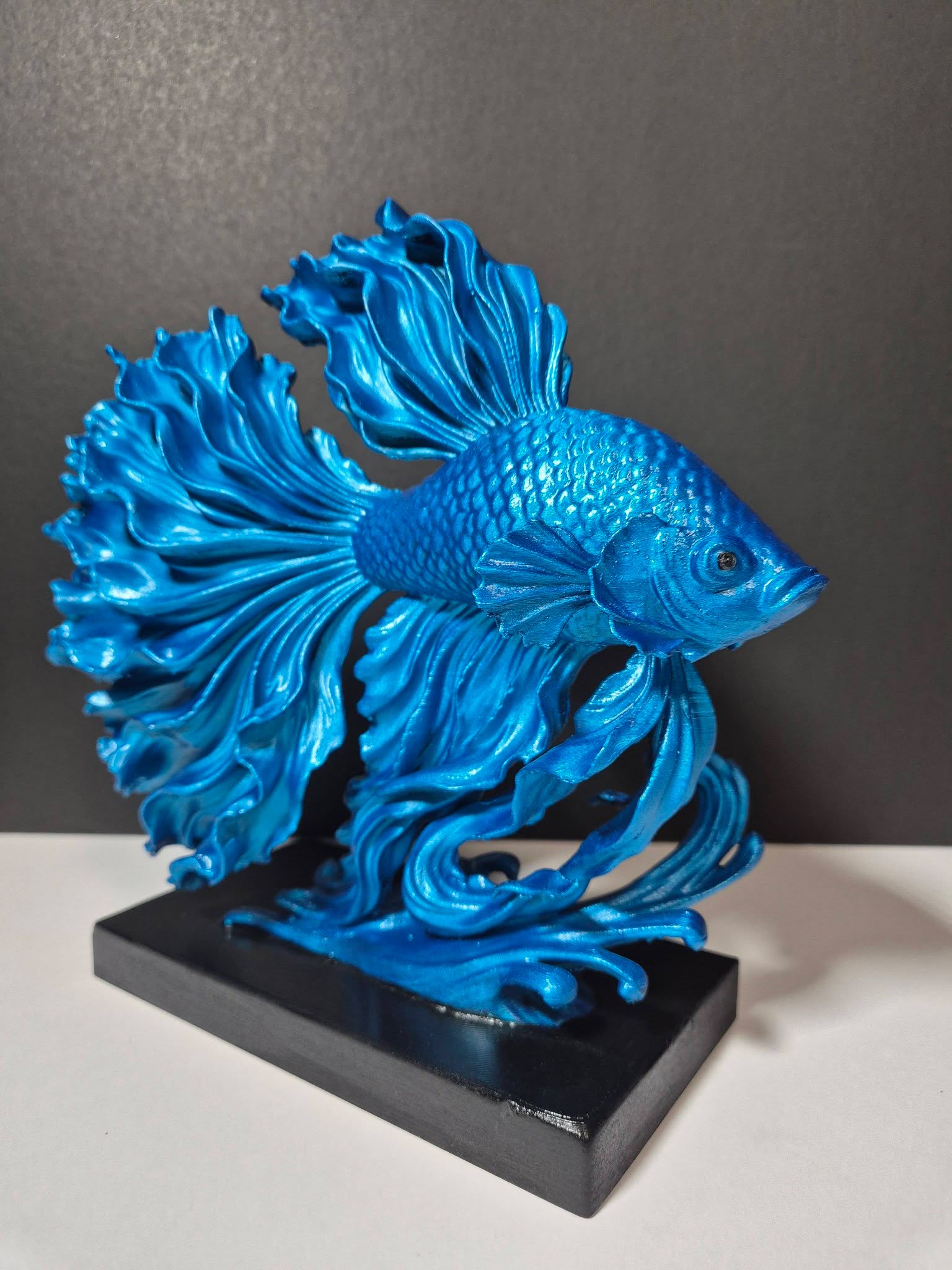 Jewel Betta Fish Sculpture – 22cm