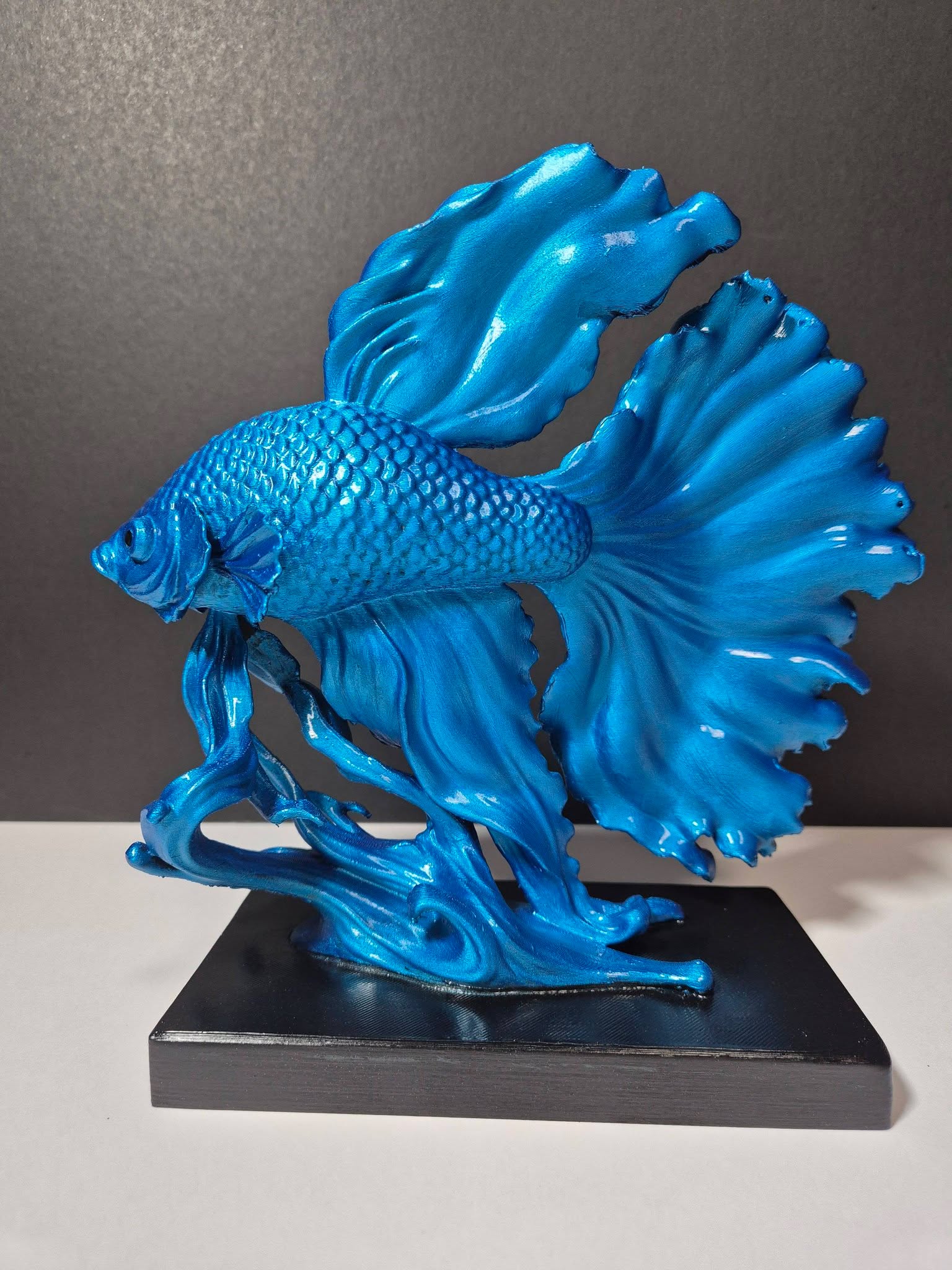 Jewel Betta Fish Sculpture – 22cm