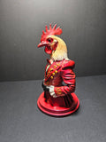 Rooster in Suit Sculpture – 22cm