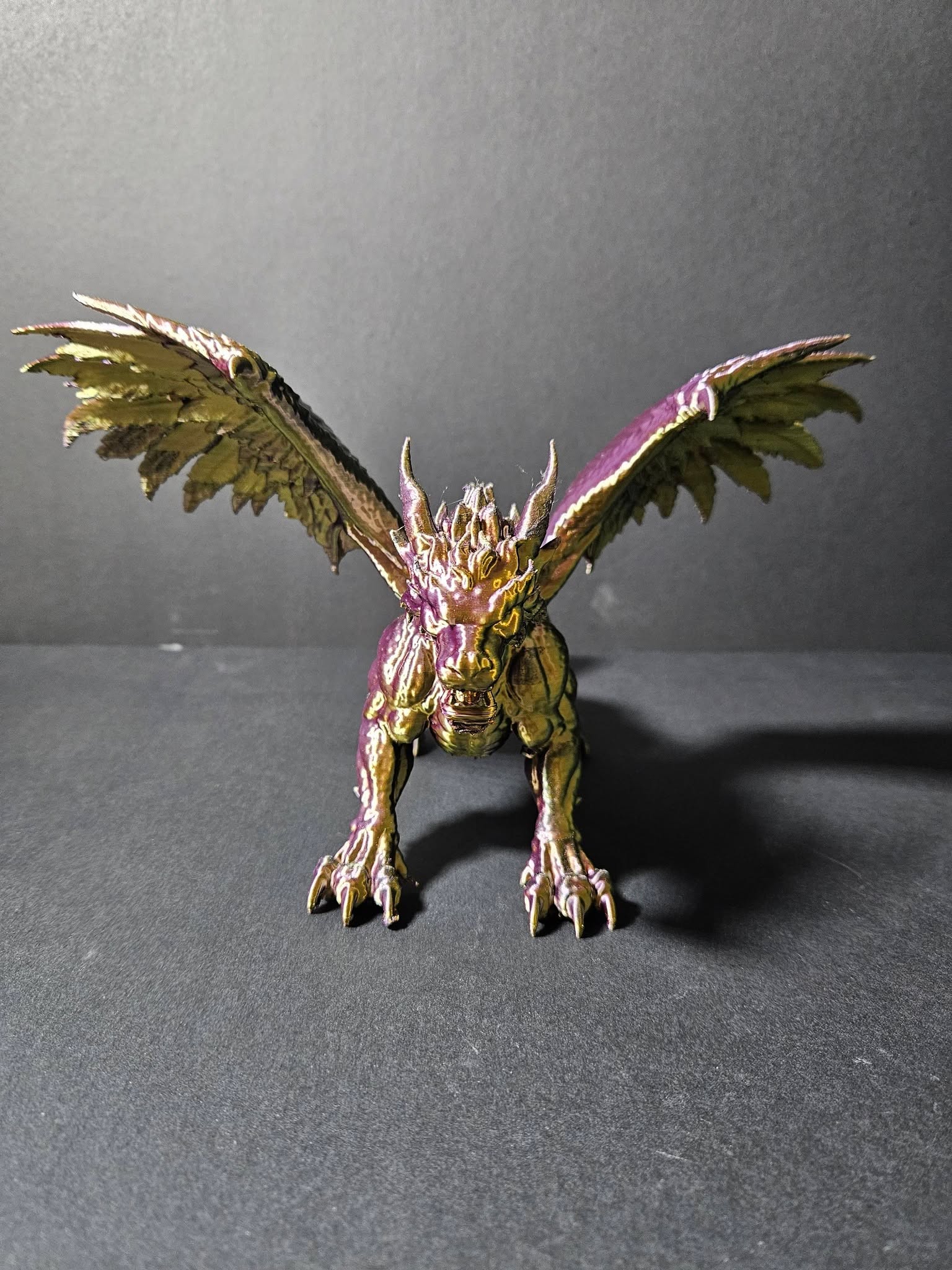 Guardian Dragon Sculpture – 25cm Wingspan