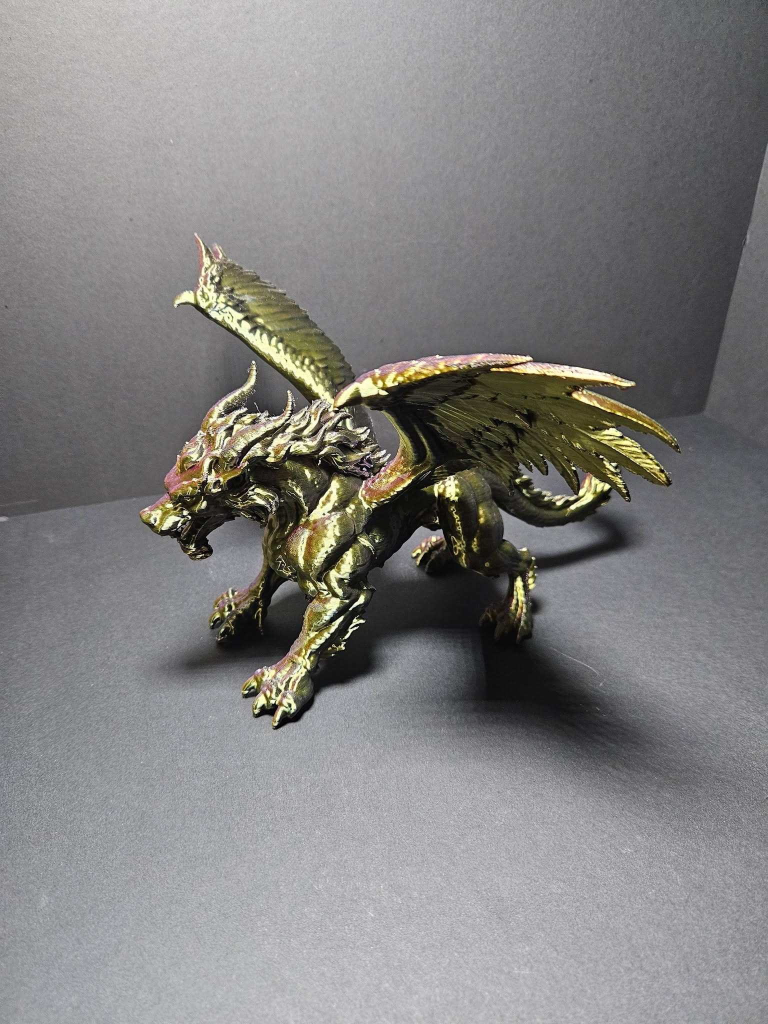 Guardian Dragon Sculpture – 25cm Wingspan