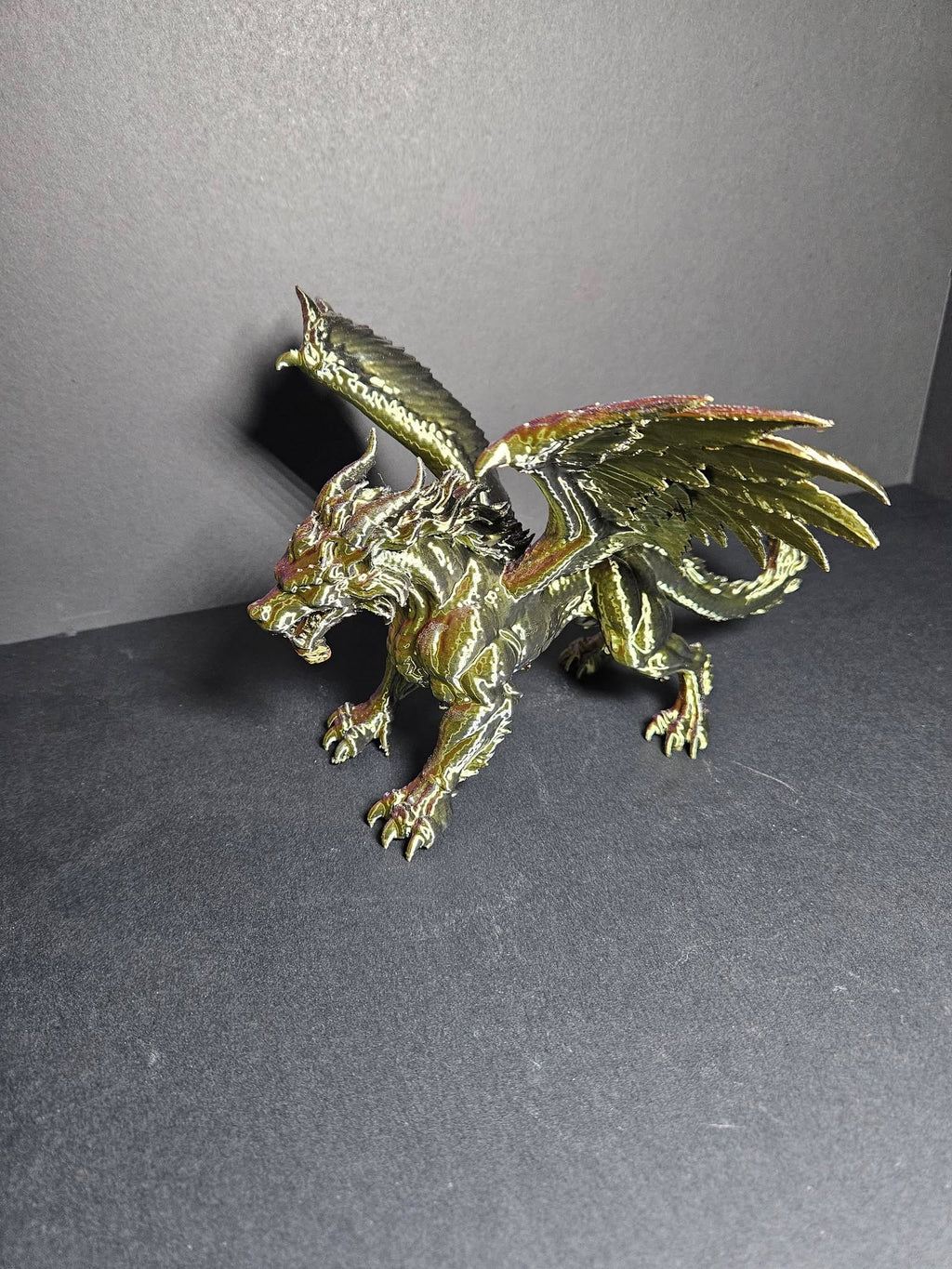 Guardian Dragon Sculpture – 25cm Wingspan