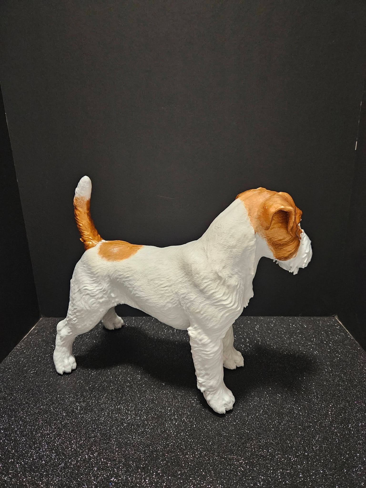 Custom Jack Russell Sculpture – 30cm