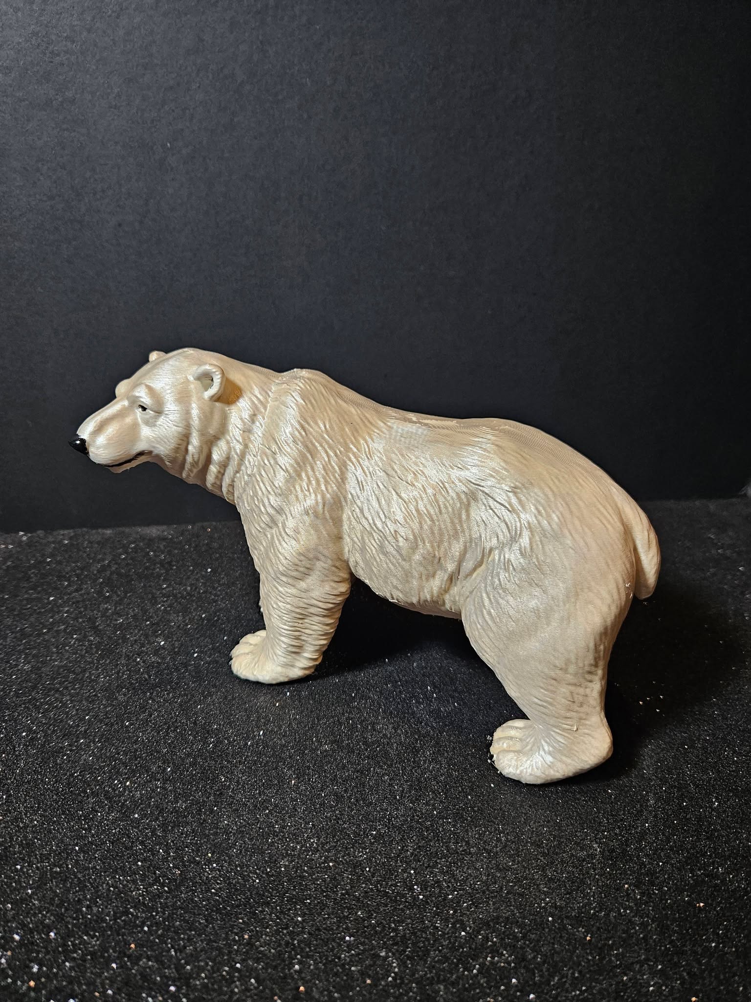 Pearl Polar Bear Sculpture – 20cm