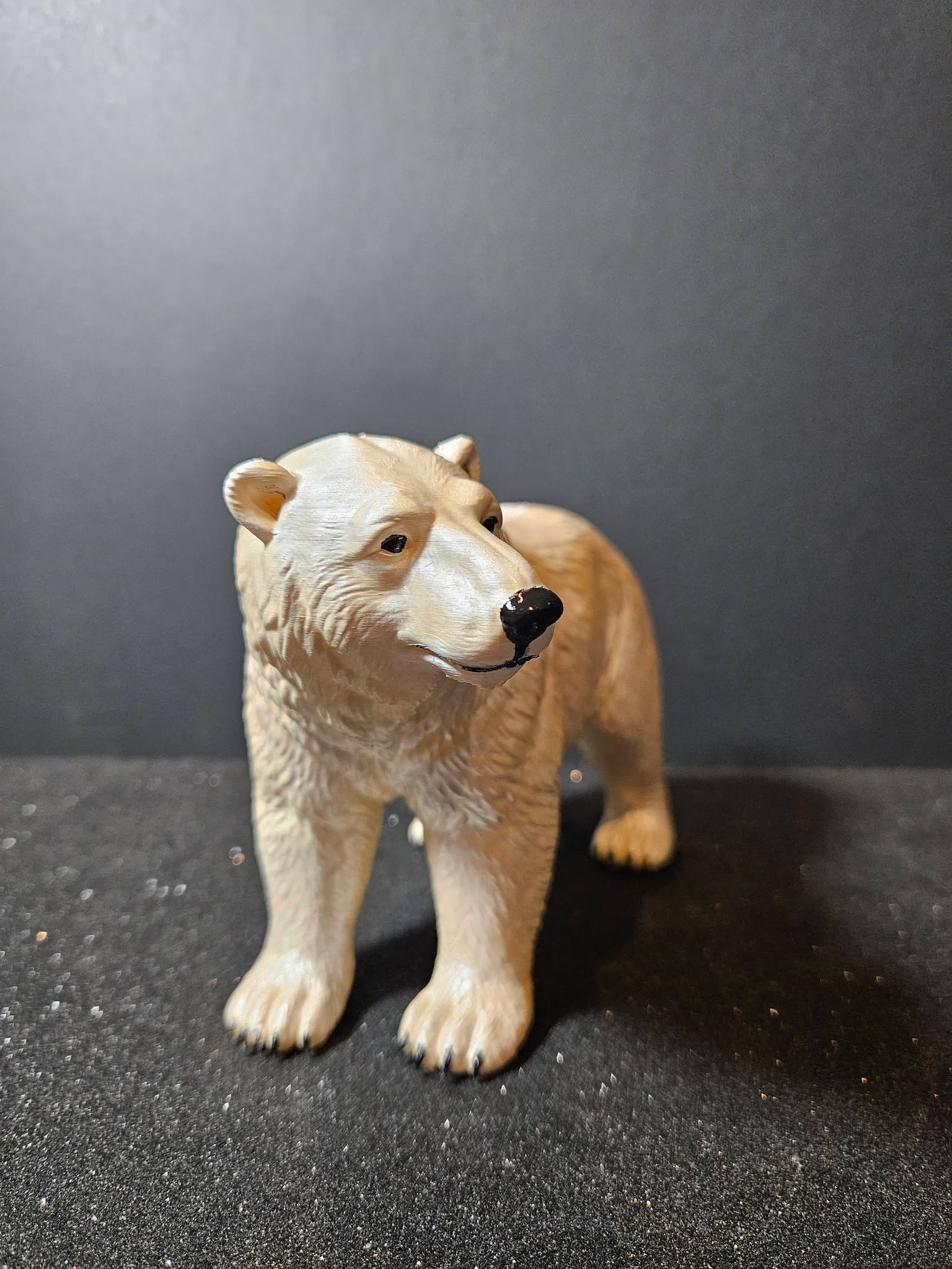 Pearl Polar Bear Sculpture – 20cm