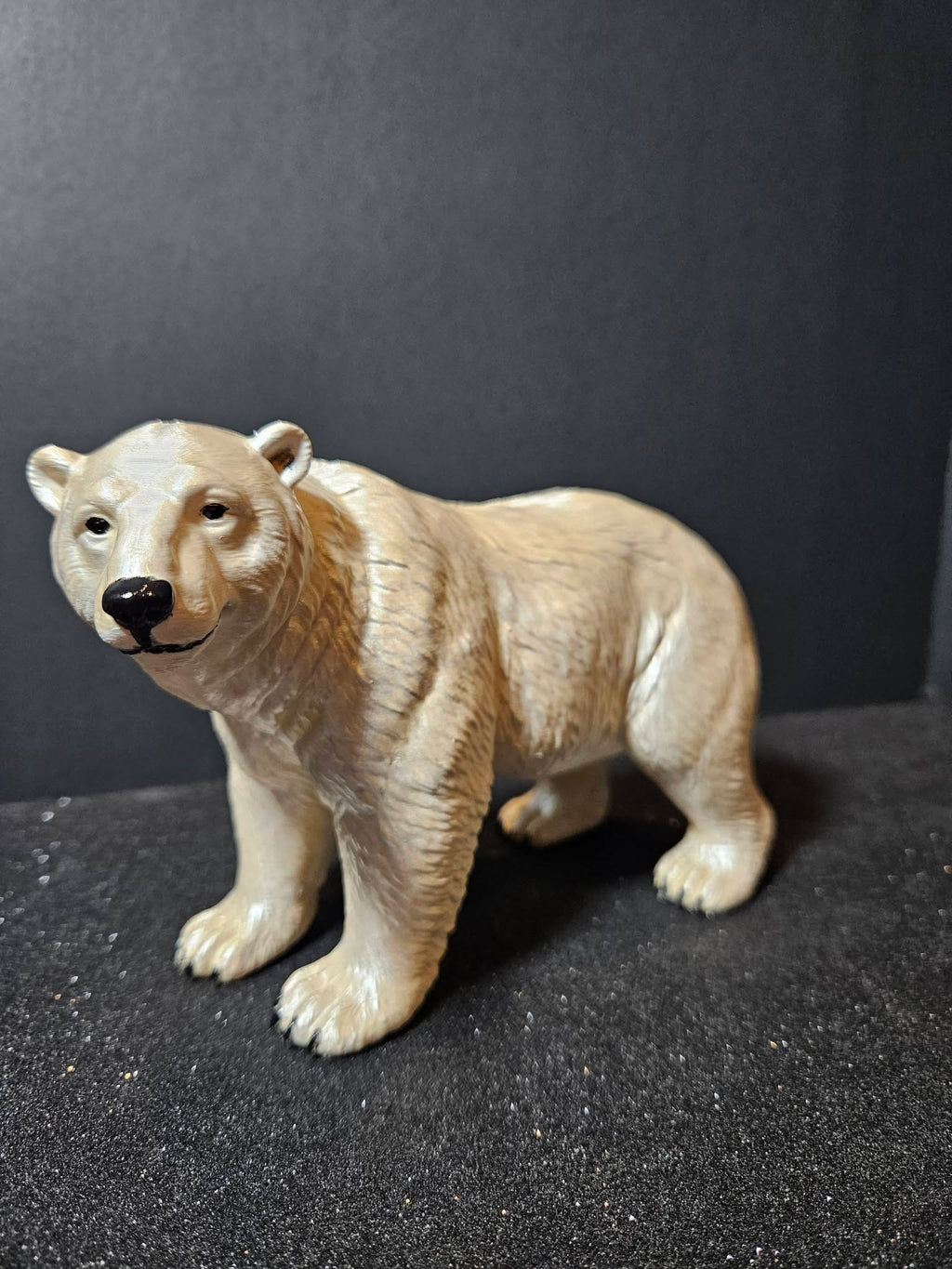 Pearl Polar Bear Sculpture – 20cm
