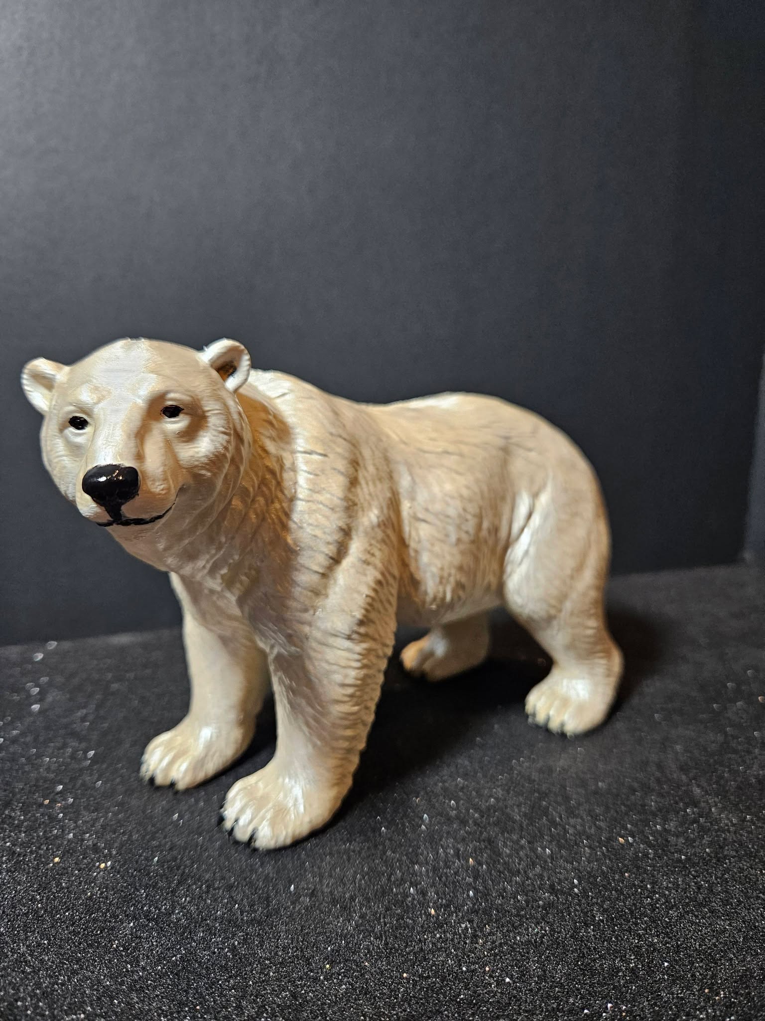 Pearl Polar Bear Sculpture – 20cm