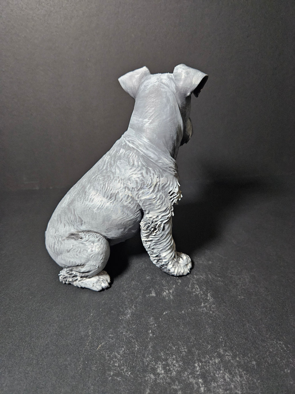 Miniature Schnauzer Sculpture – 20cm