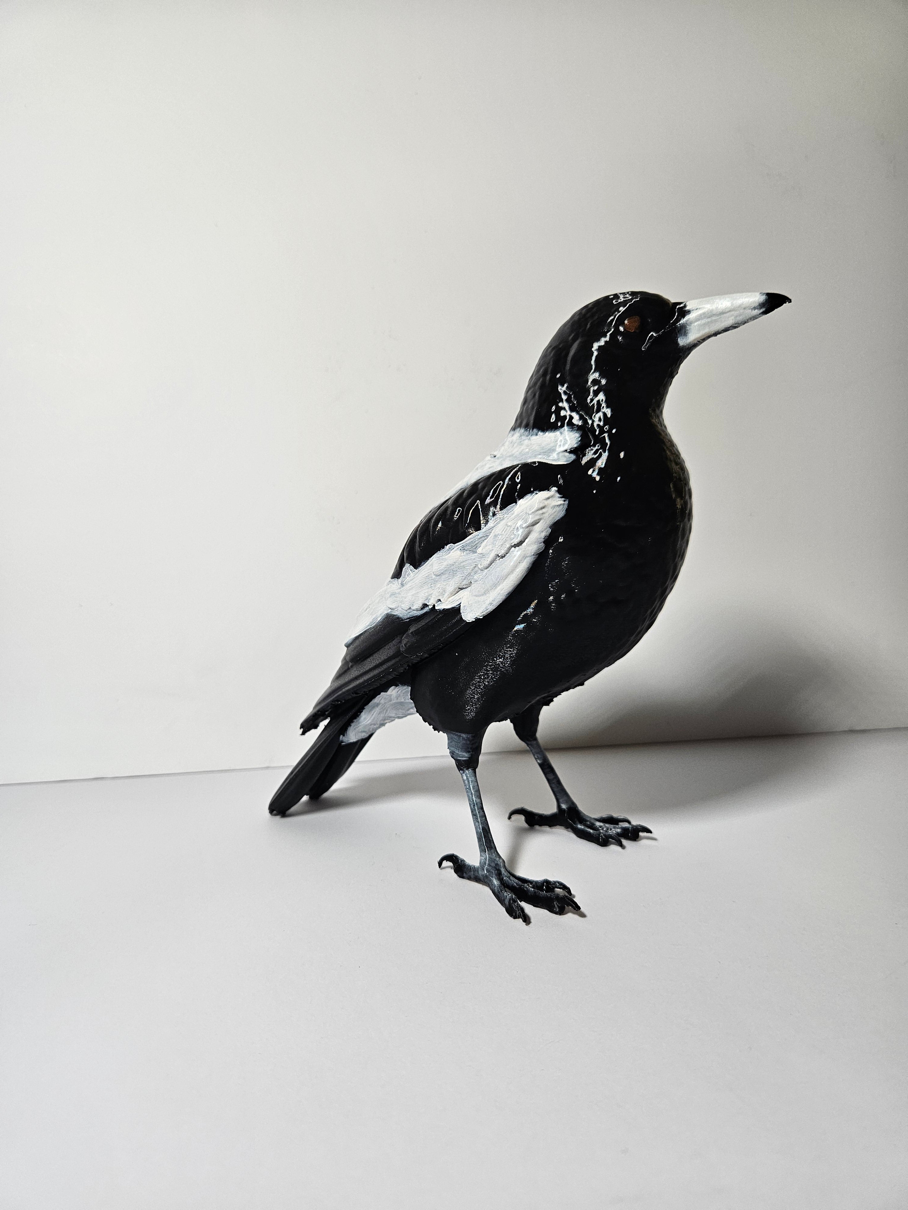 Australian Magpie – 22cm Bird Sculpture