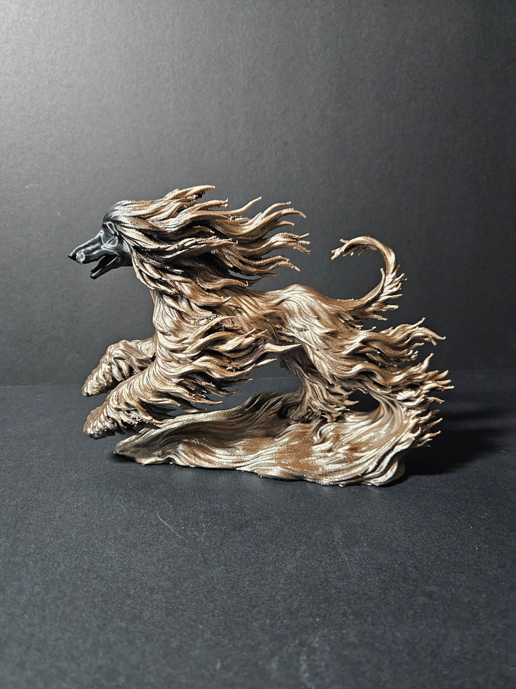 Afghan Hound Flow Sculpture – 22cm