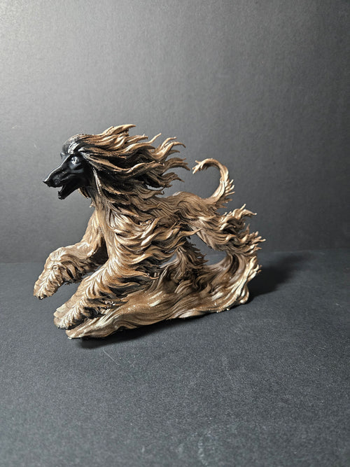 Afghan Hound Flow Sculpture – 22cm