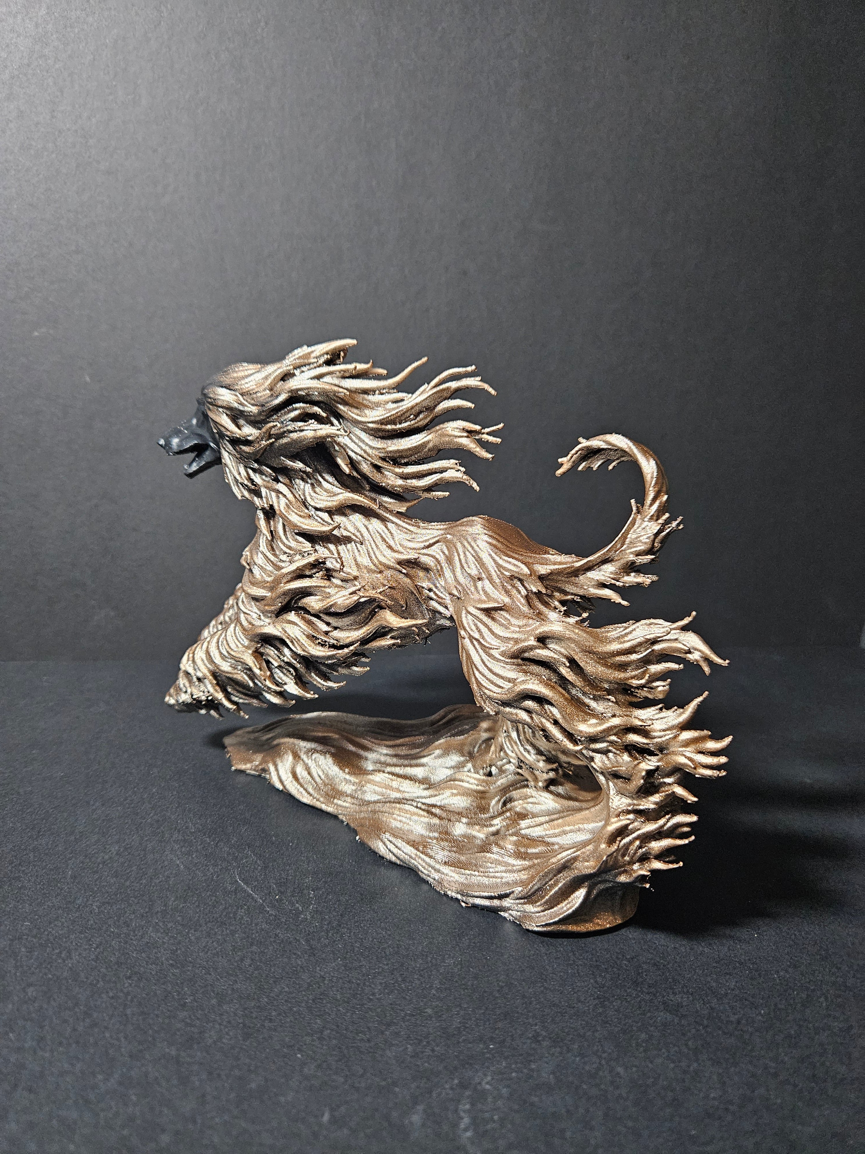 Afghan Hound Flow Sculpture – 22cm