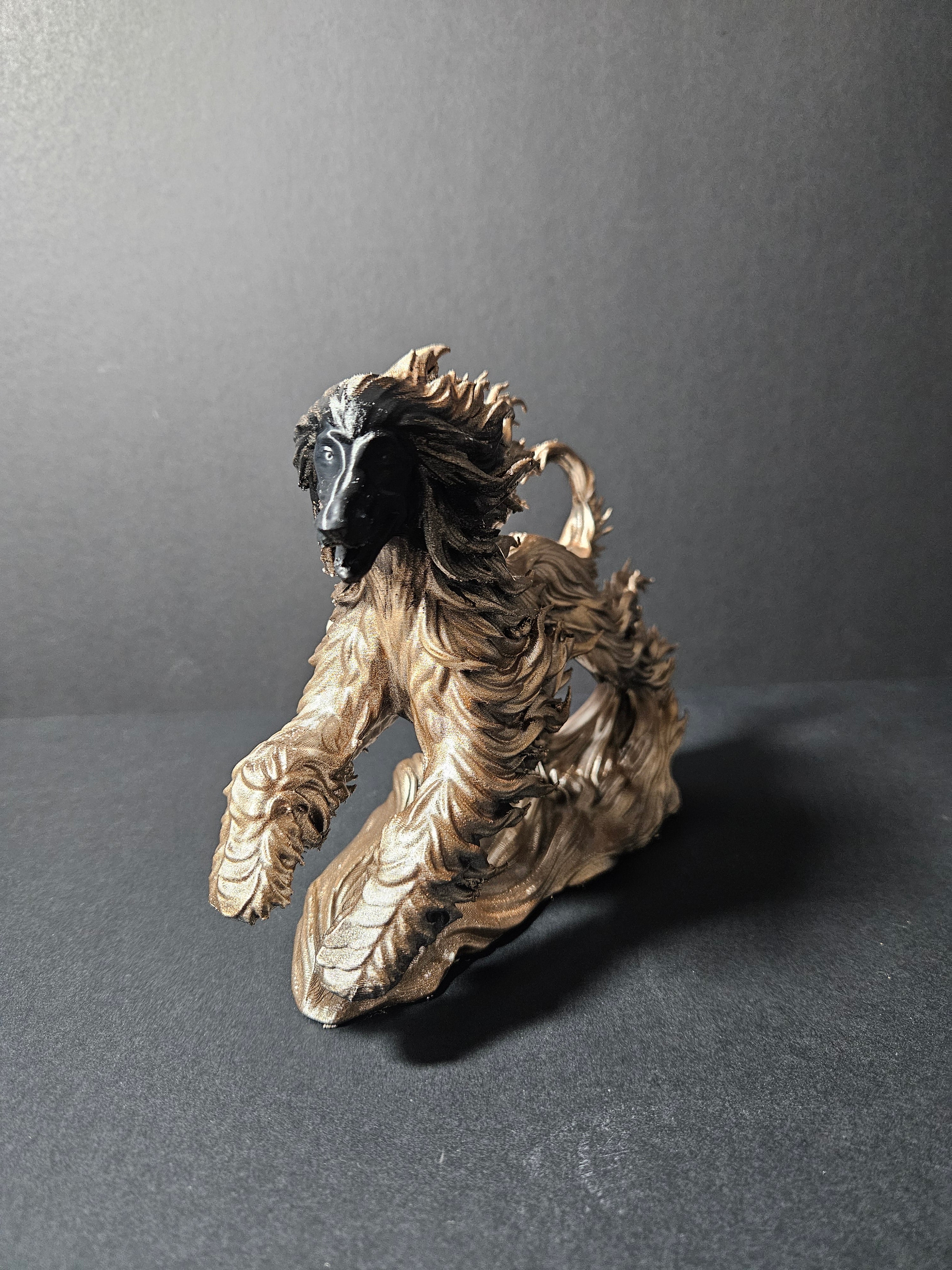 Afghan Hound Flow Sculpture – 22cm