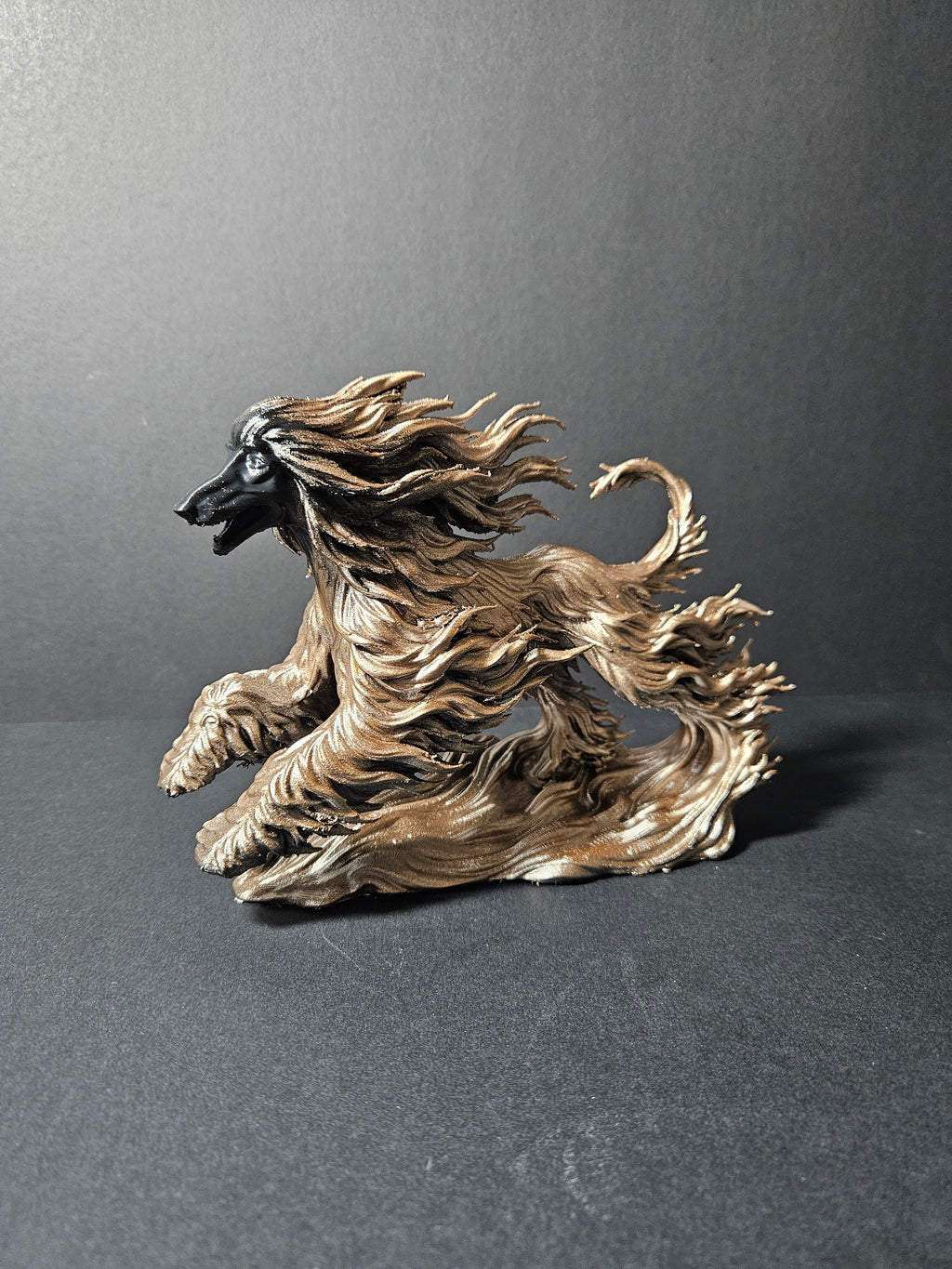 Afghan Hound Flow Sculpture – 22cm
