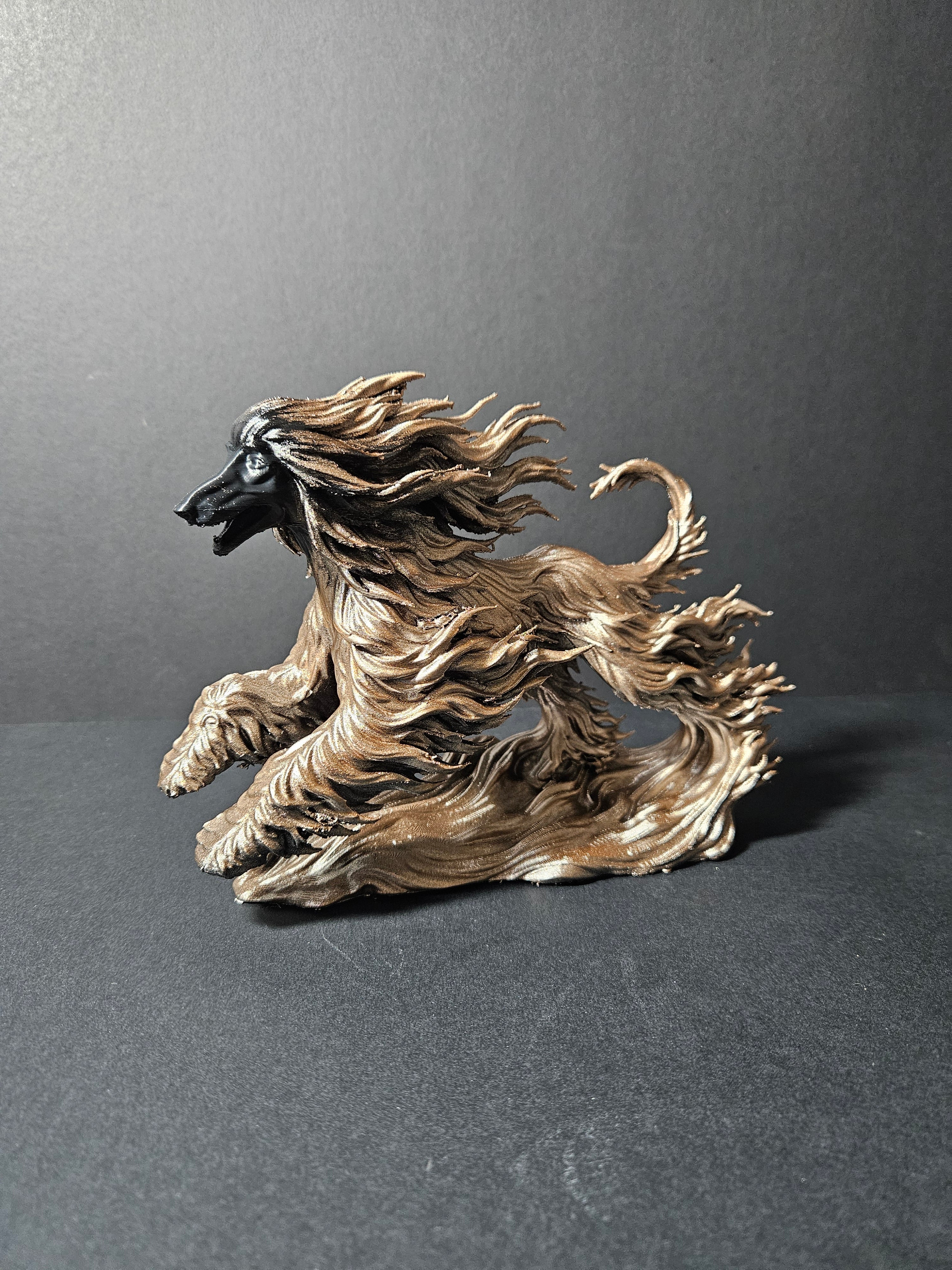 Afghan Hound Flow Sculpture – 22cm