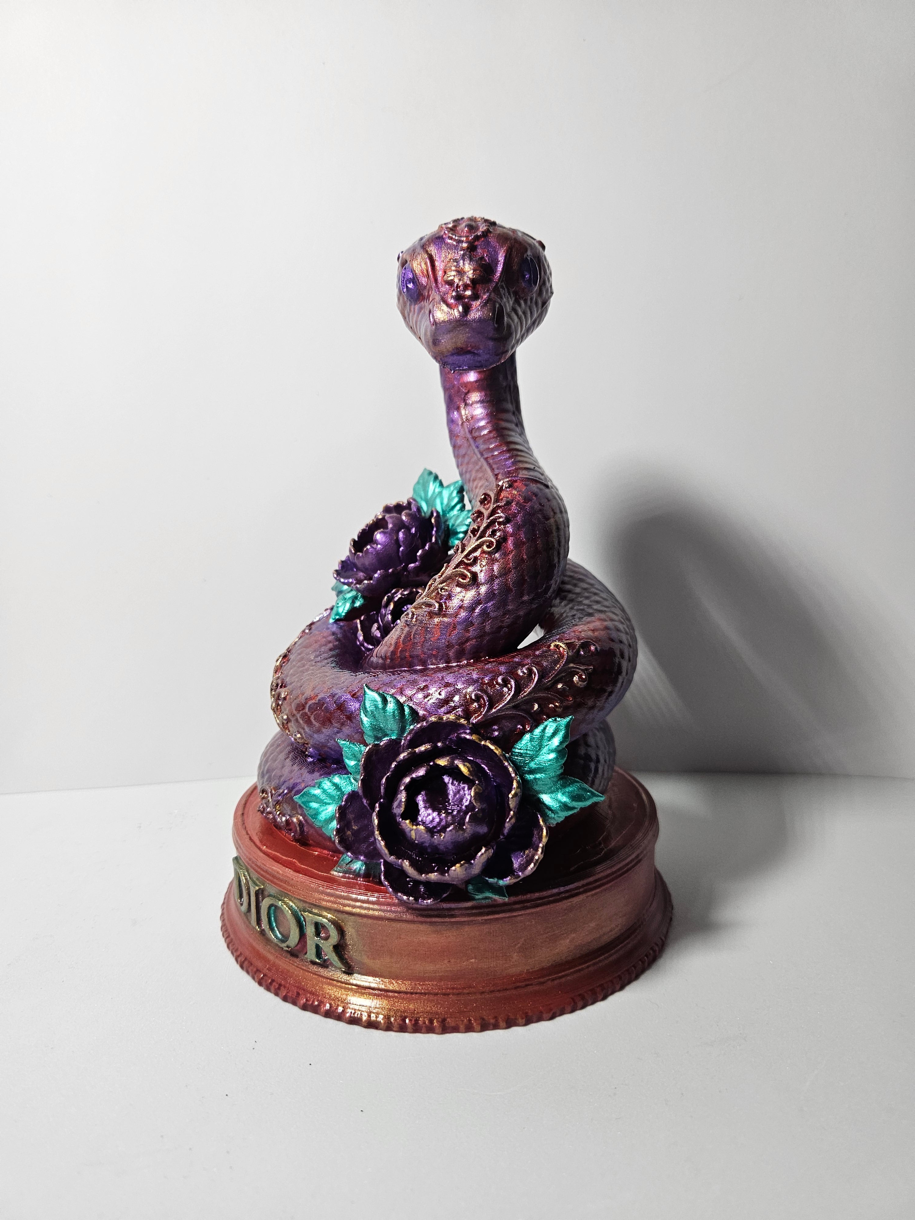 Designer snake Sculpture 23cm