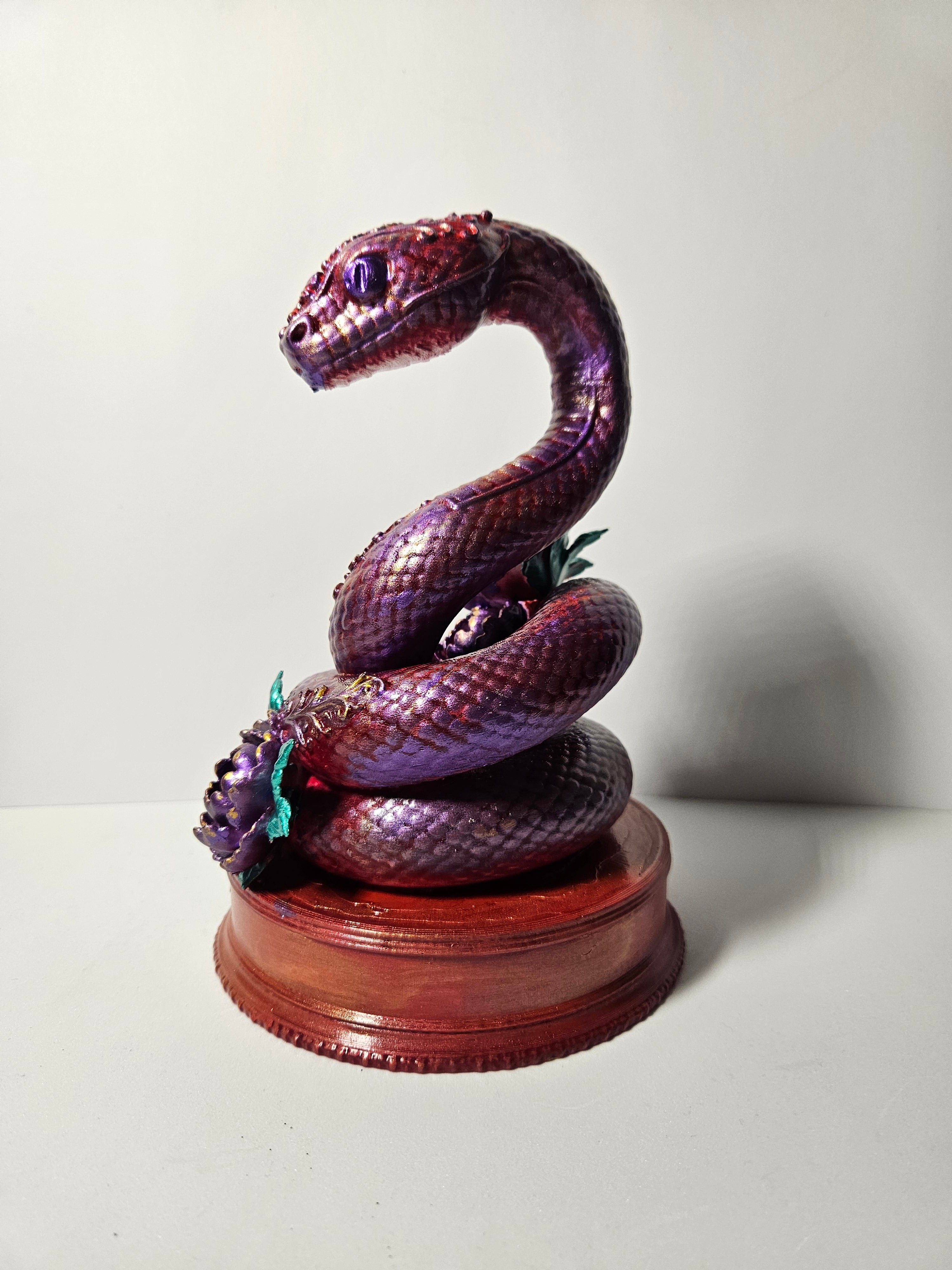 Designer snake Sculpture 23cm