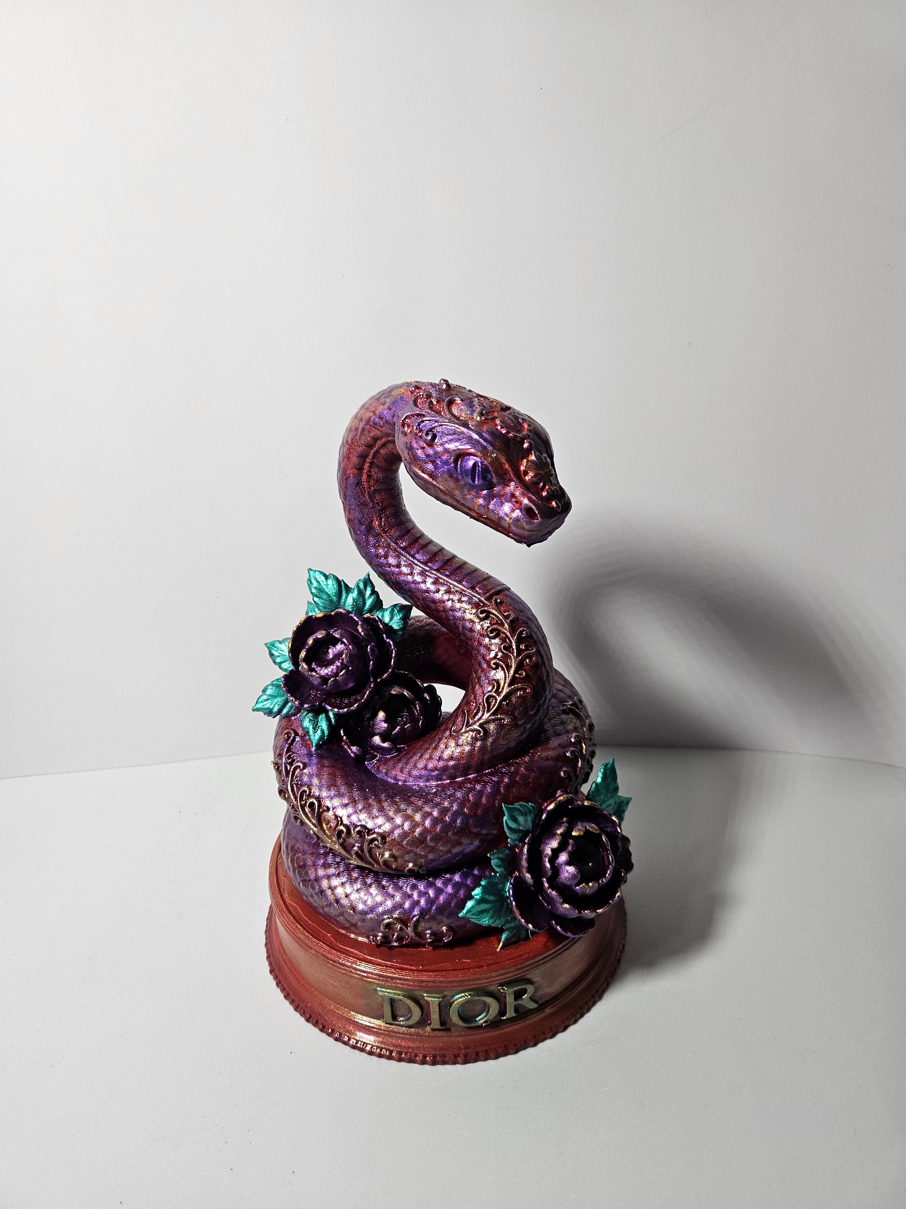 Designer snake Sculpture 23cm