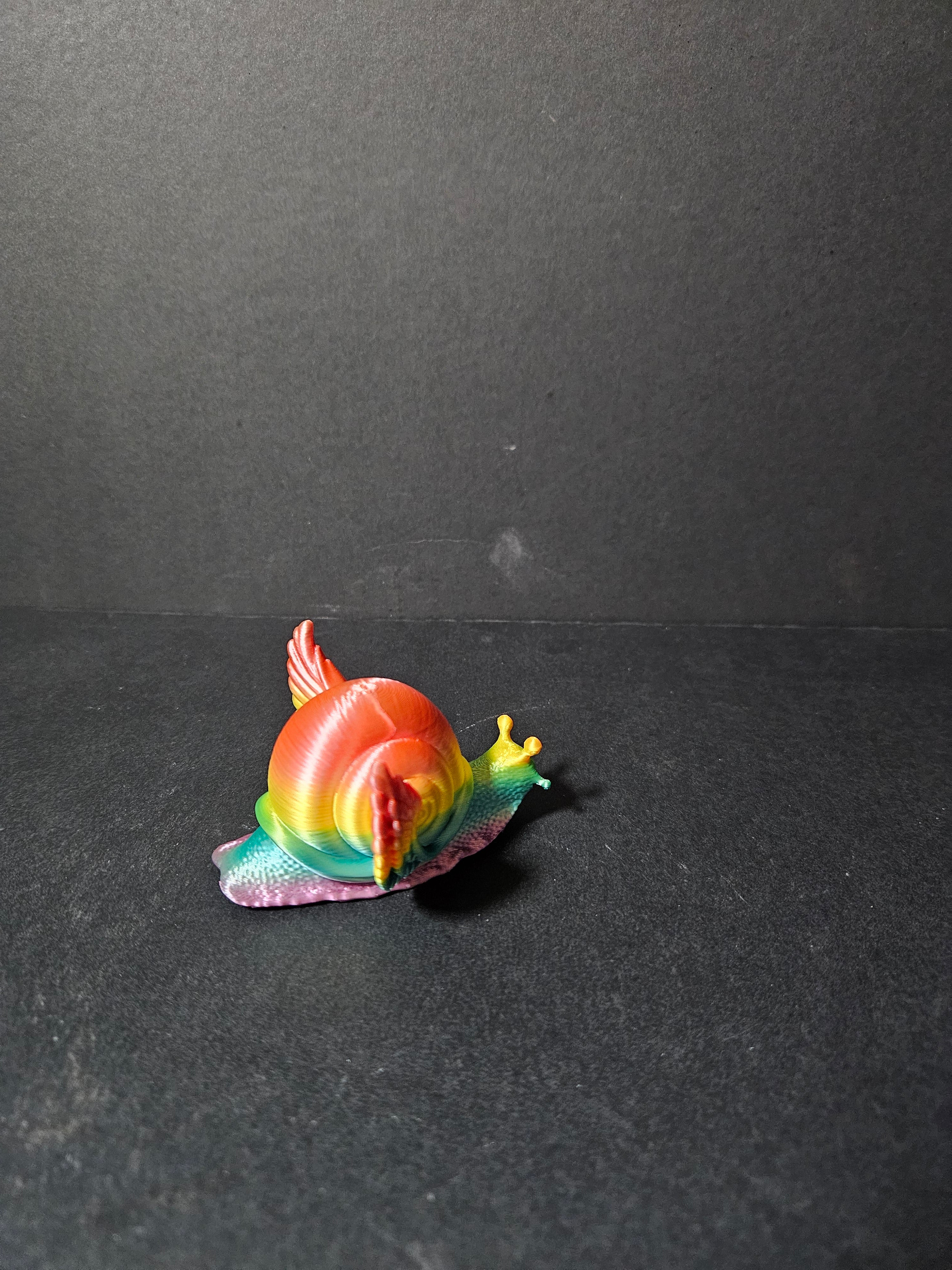 Rainbow Snail with Wings - 8cm