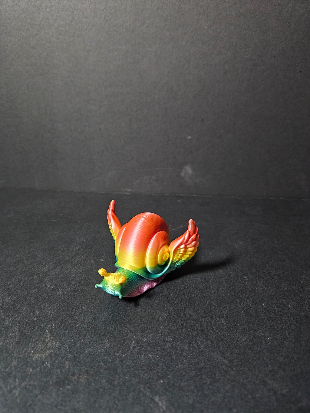 Rainbow Snail with Wings - 8cm