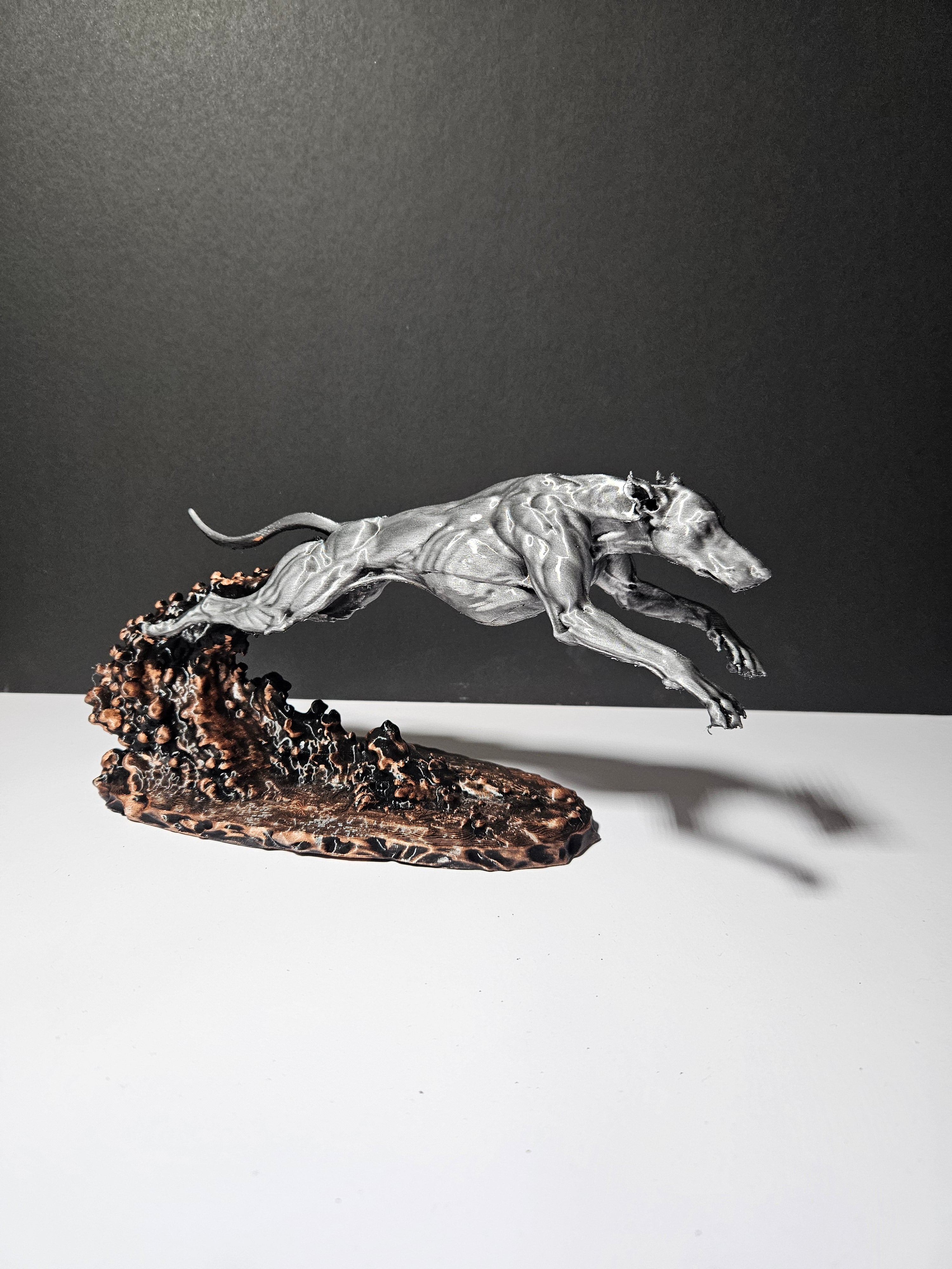 Velocity Greyhound Sculpture – Flow Collection – 28cm