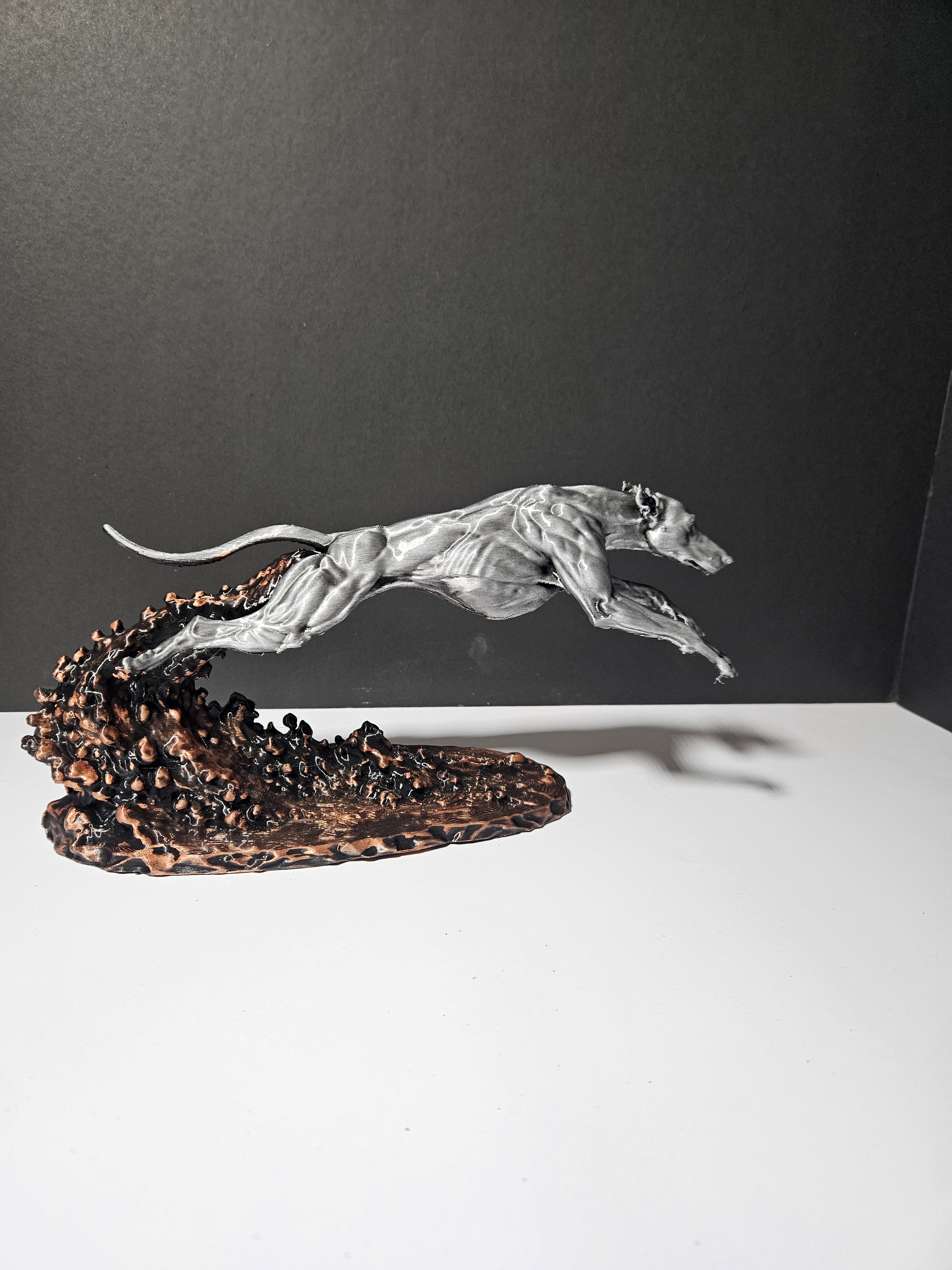 Velocity Greyhound Sculpture – Flow Collection – 28cm