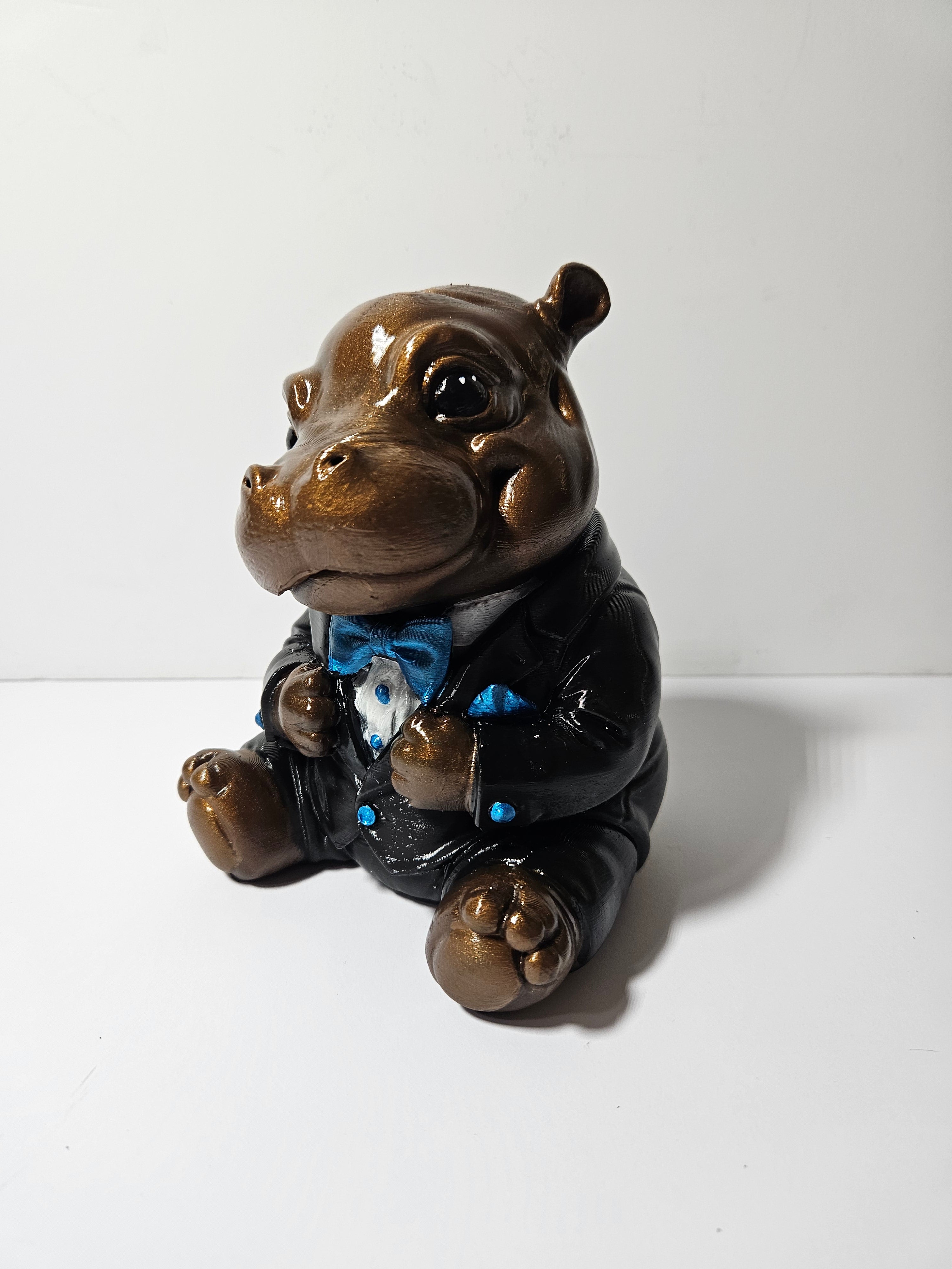 Buster the Baby Hippo Sculpture – 16cm