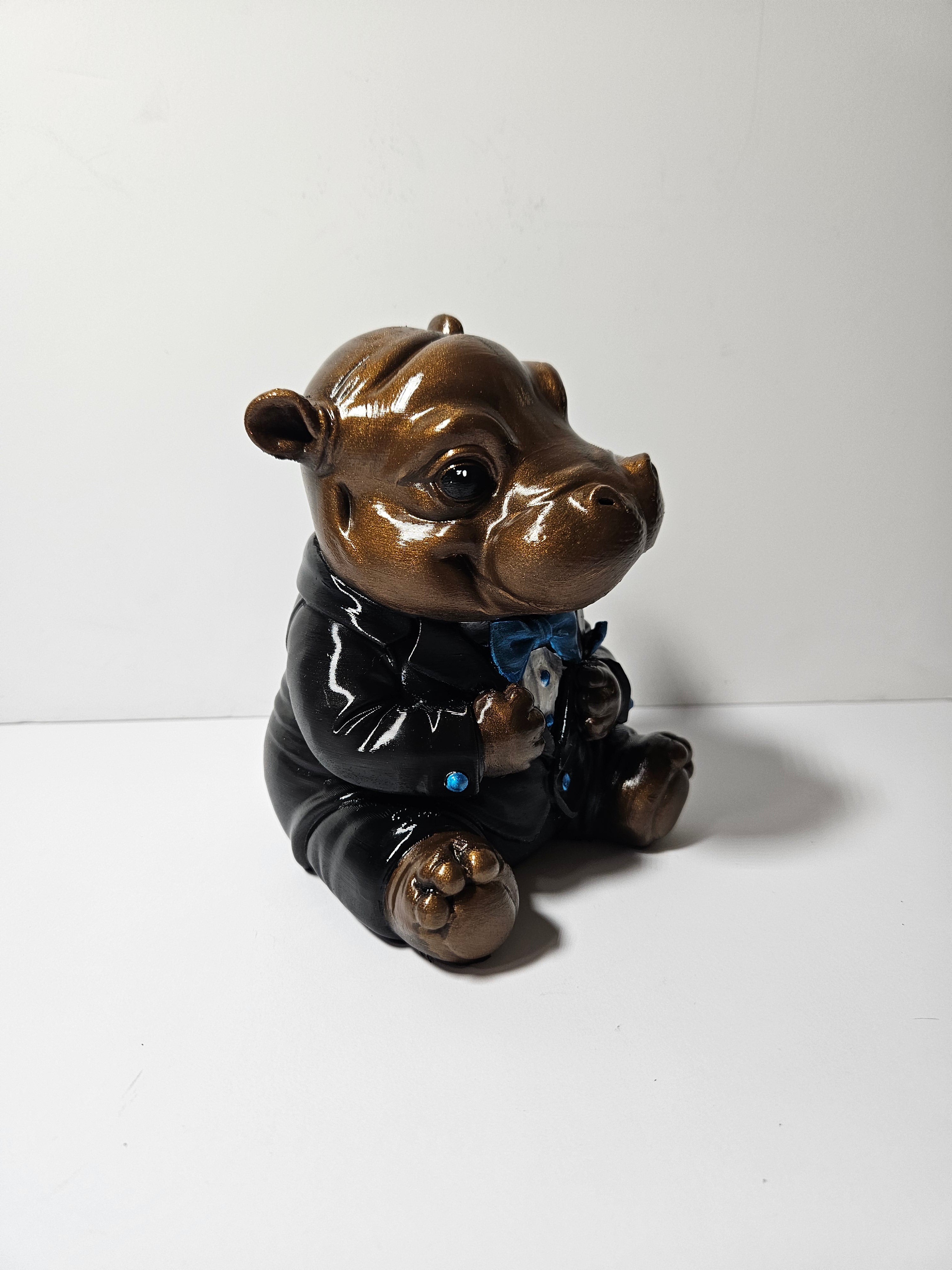 Buster the Baby Hippo Sculpture – 16cm