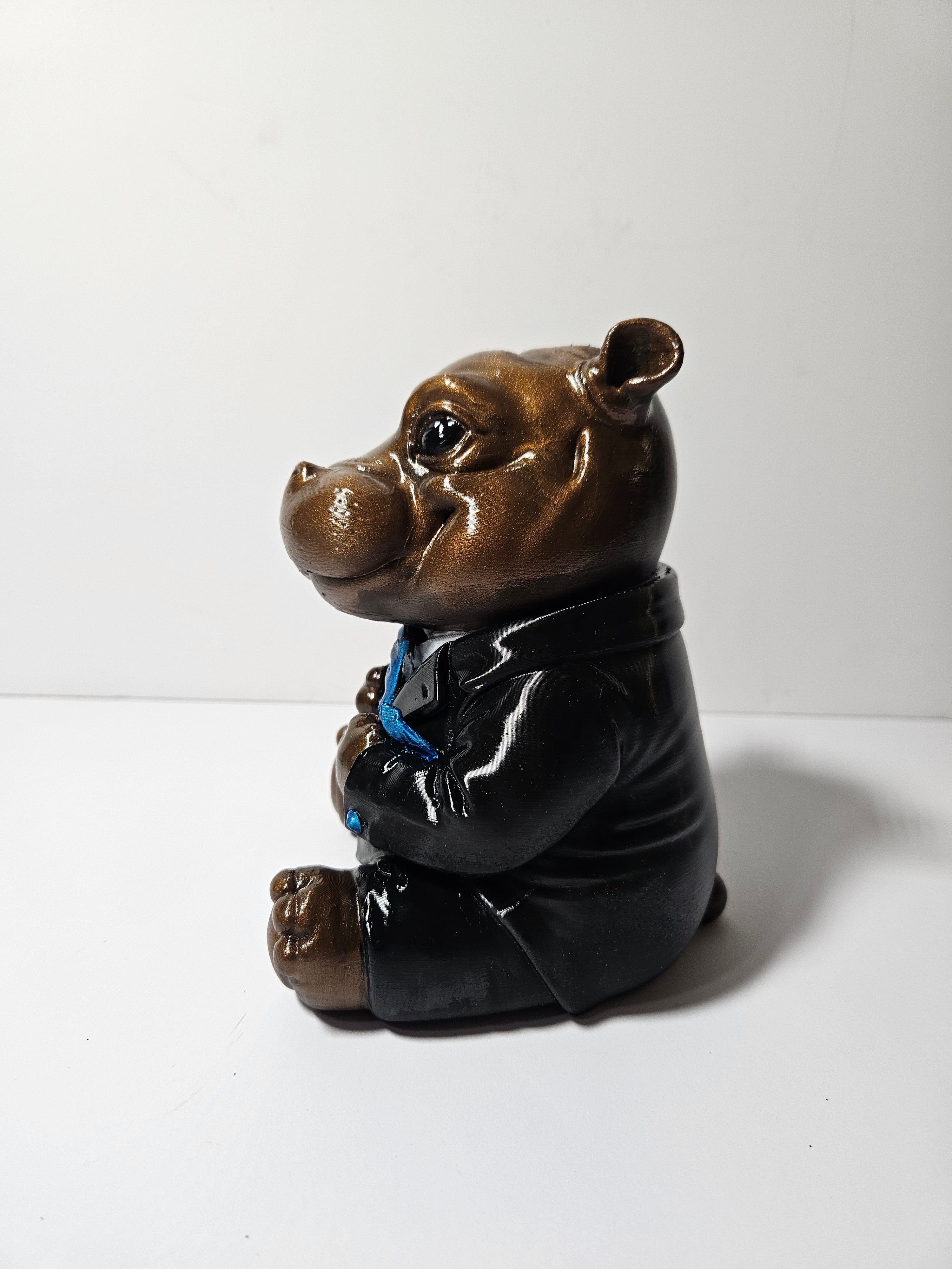 Buster the Baby Hippo Sculpture – 16cm