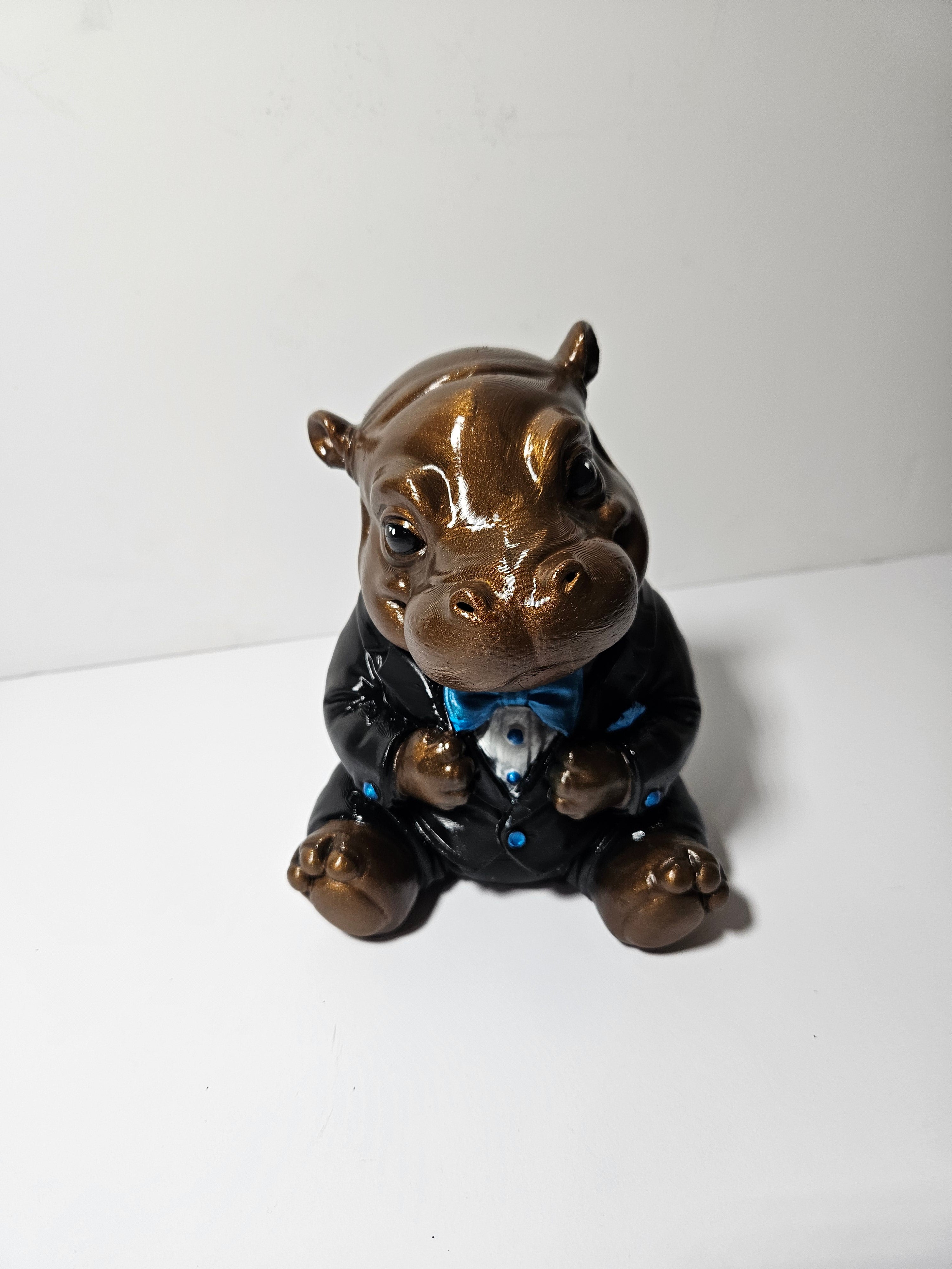 Buster the Baby Hippo Sculpture – 16cm