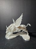 Bull with Wings – White Gloss