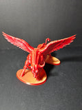 Red Bull with Wings – Red & Gold Silk