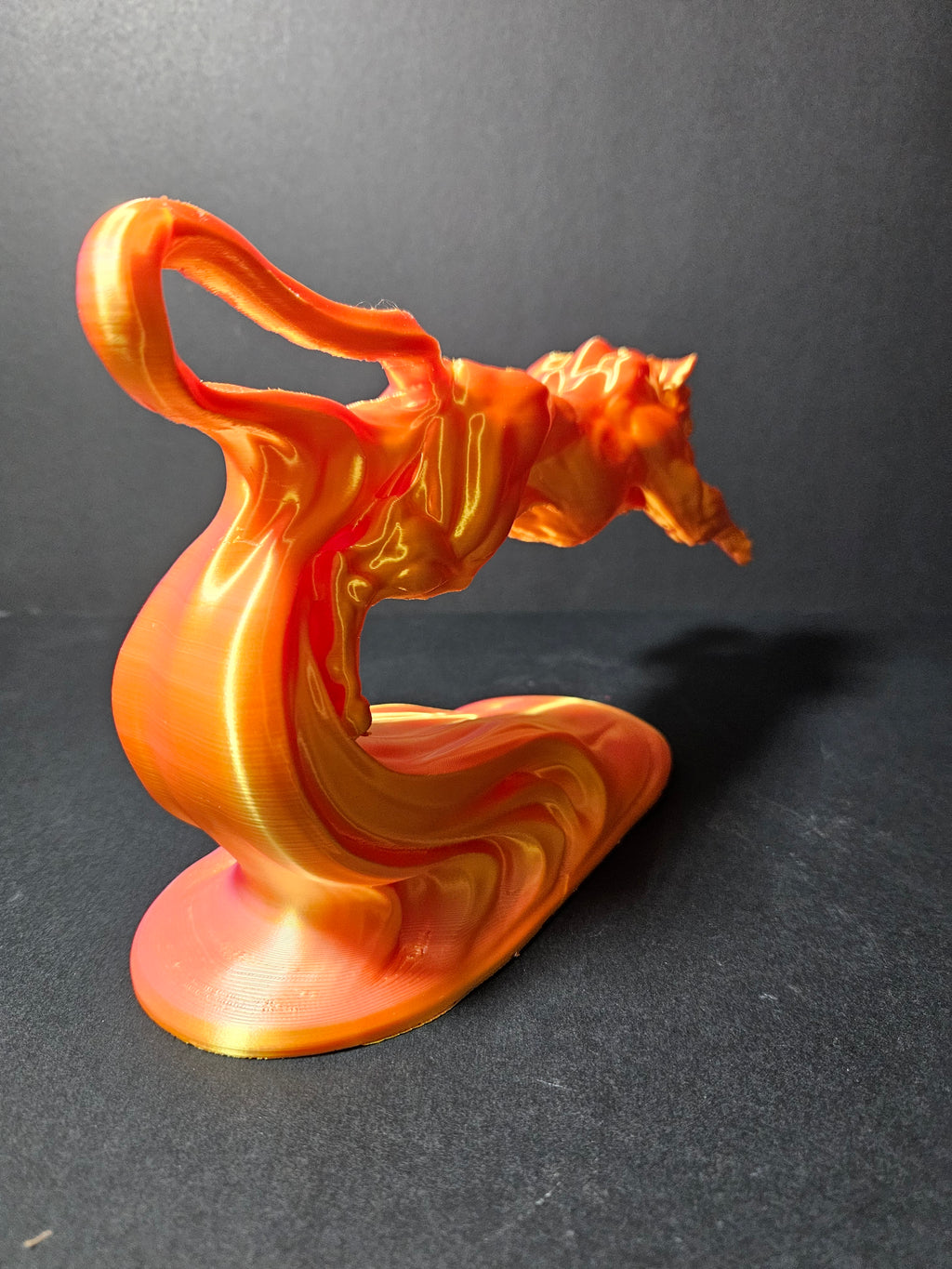 Panther Flow – Pink & Gold Silk