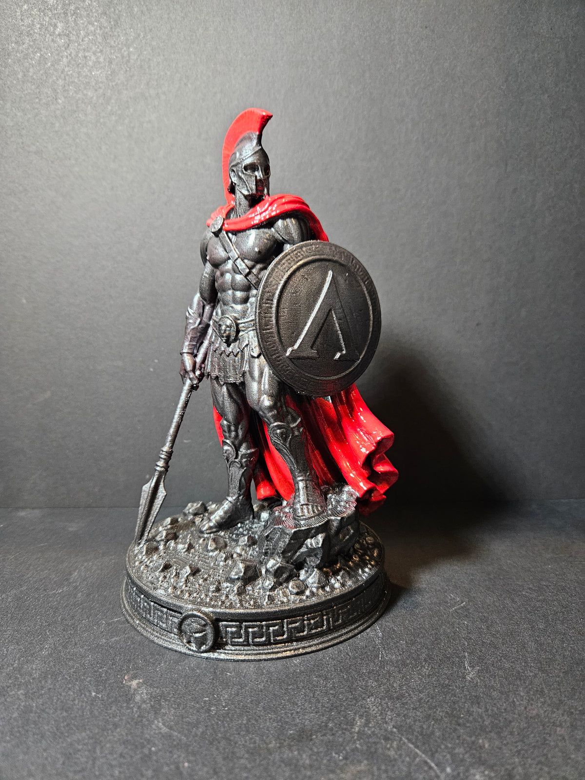 **The Spartan Sentinel – 20cm Spartan Warrior Sculpture | $50**