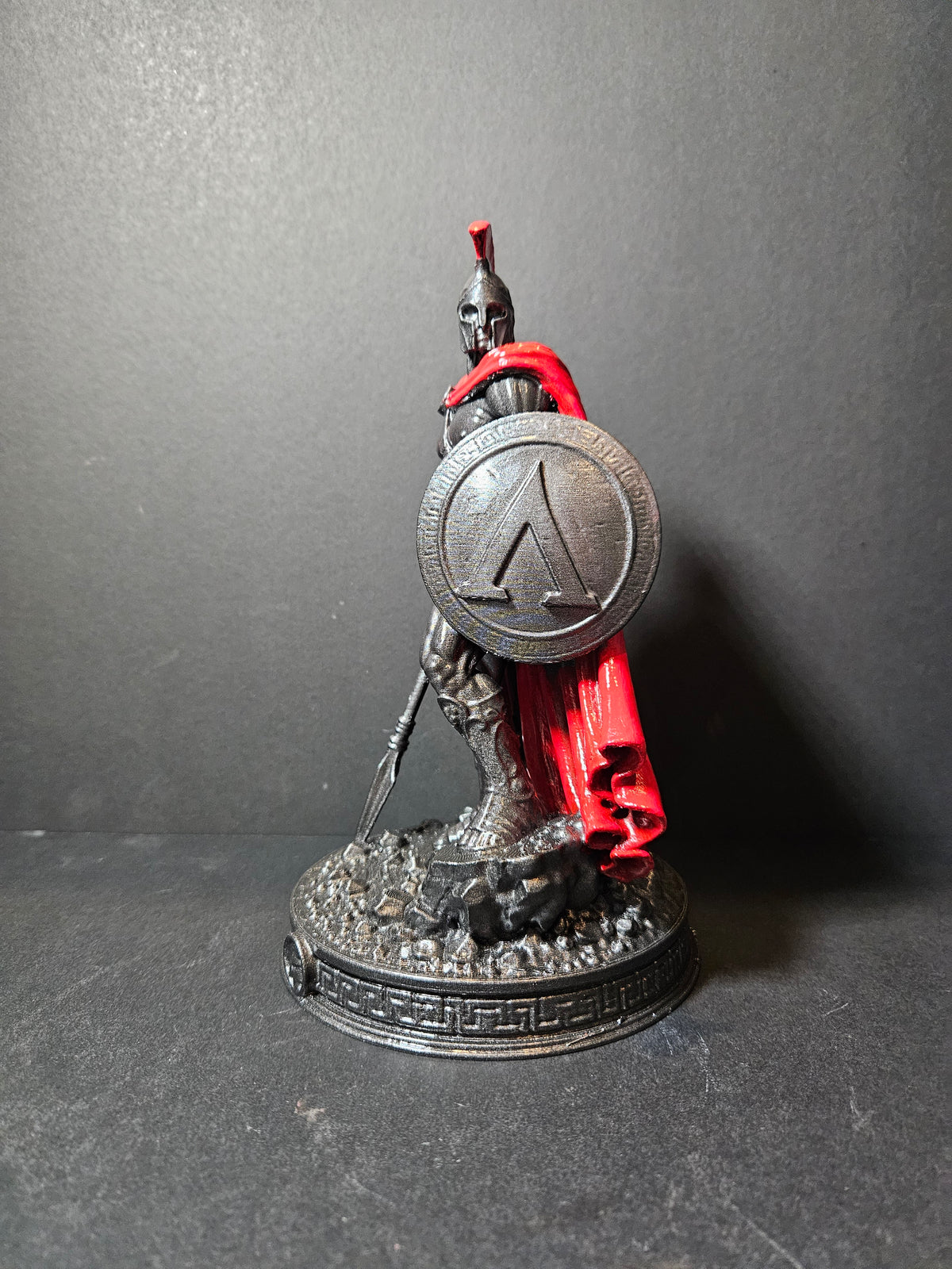 **The Spartan Sentinel – 20cm Spartan Warrior Sculpture | $50**