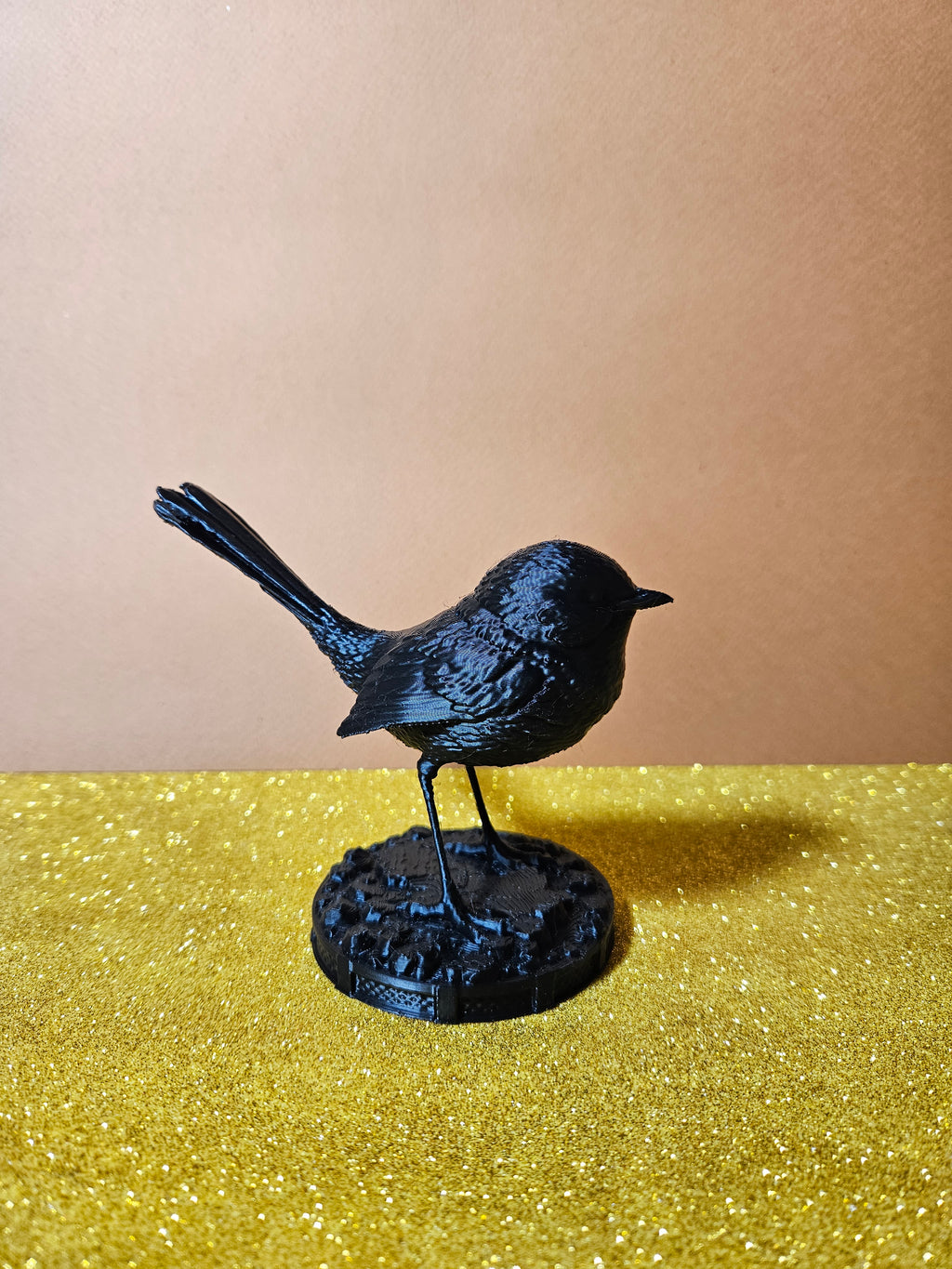 Life-Size Fairy Wren Sculpture – 11cm