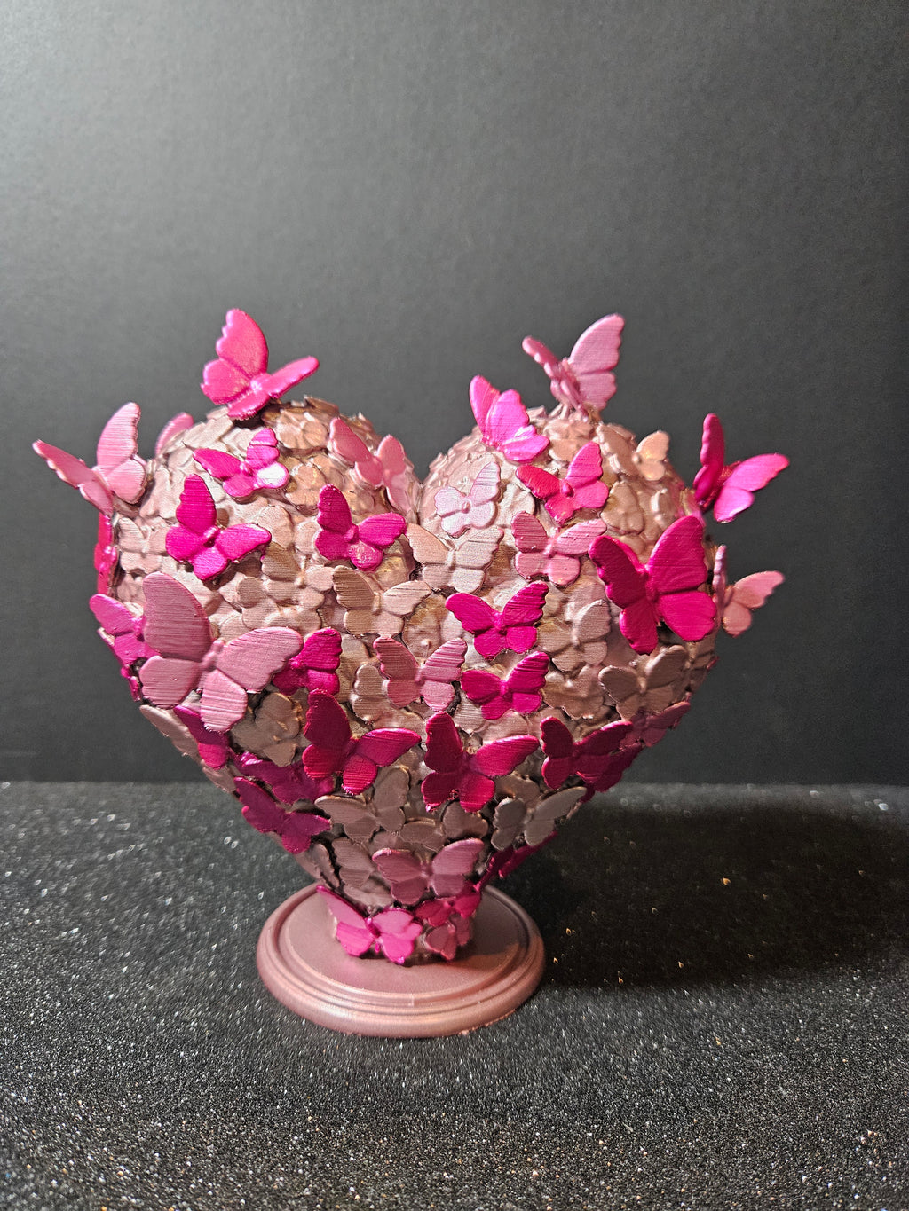 Flutterheart 🦋💗 | Butterfly Heart Sculpture – 18cm