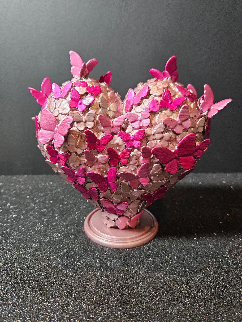 Flutterheart 🦋💗 | Butterfly Heart Sculpture – 18cm