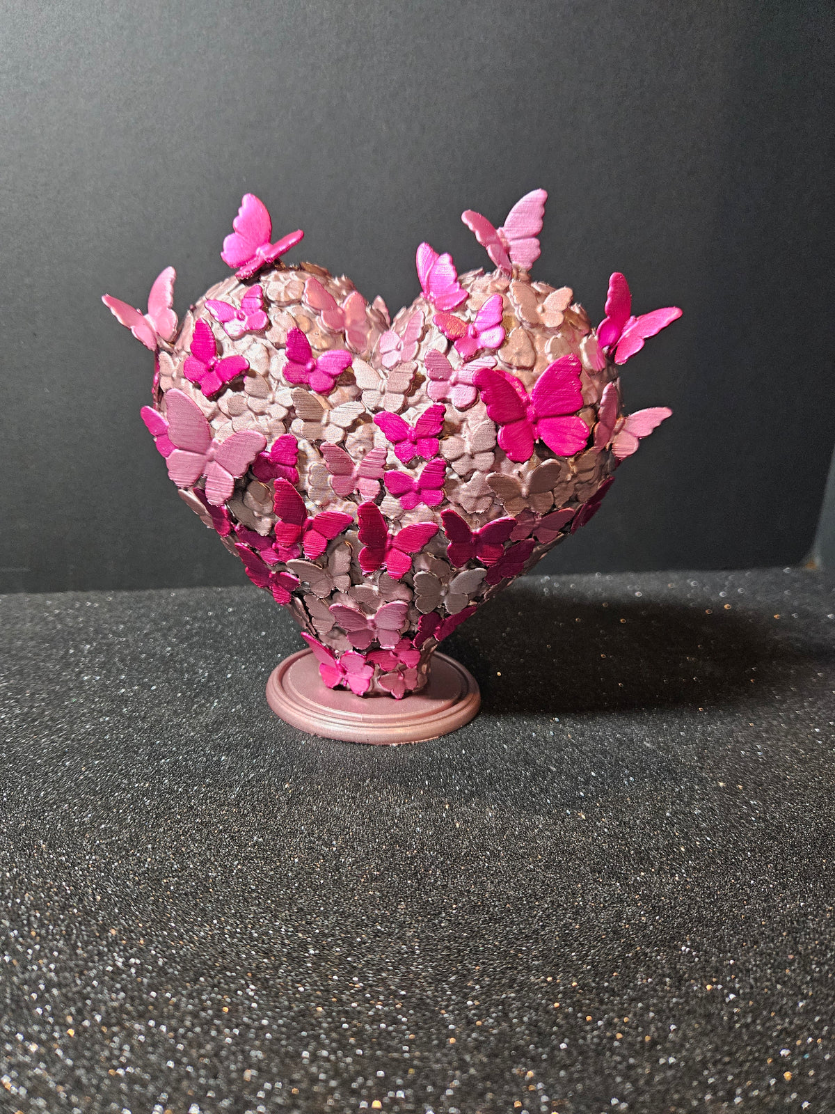 Flutterheart 🦋💗 | Butterfly Heart Sculpture – 18cm