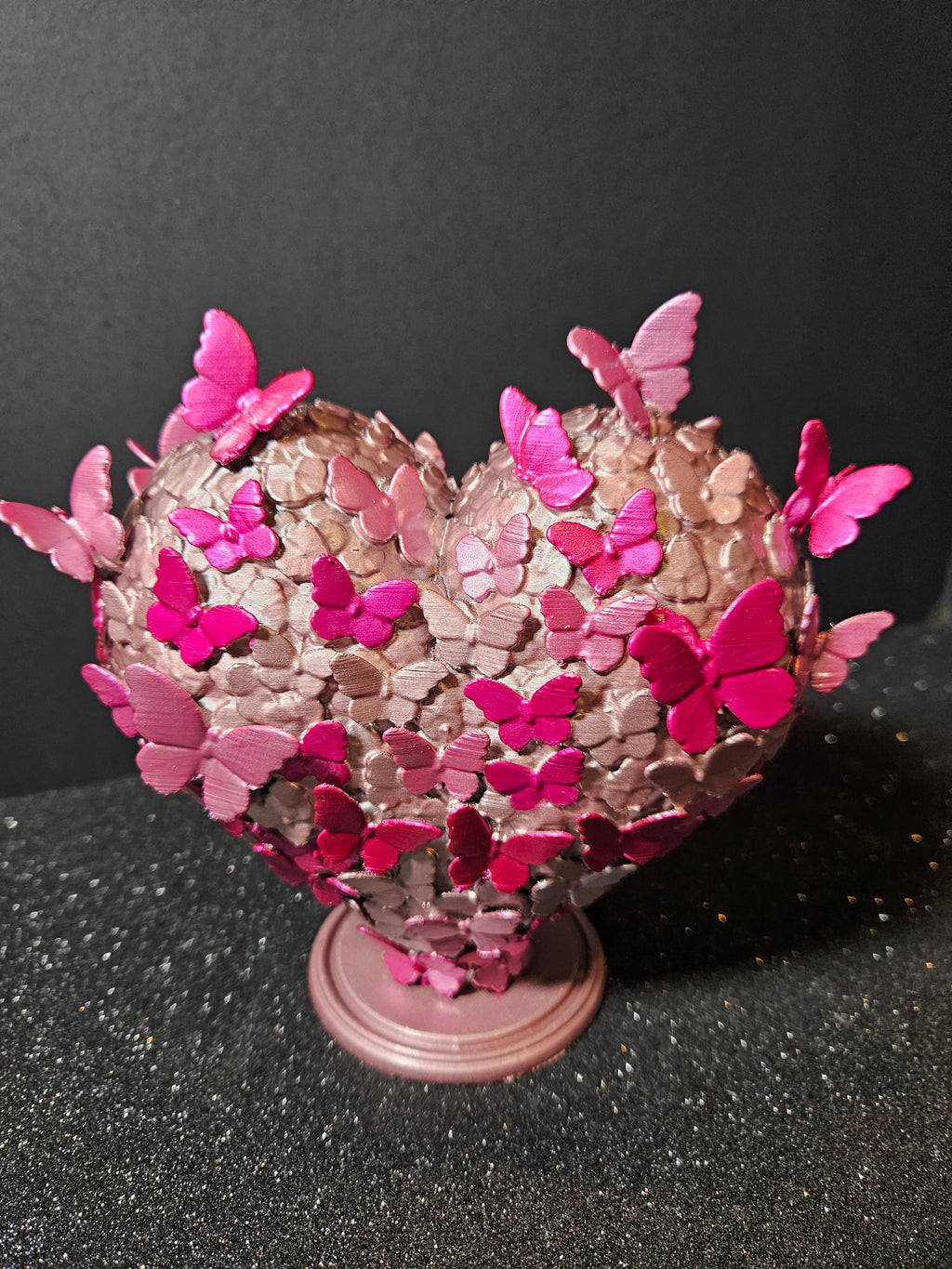 Flutterheart 🦋💗 | Butterfly Heart Sculpture – 18cm