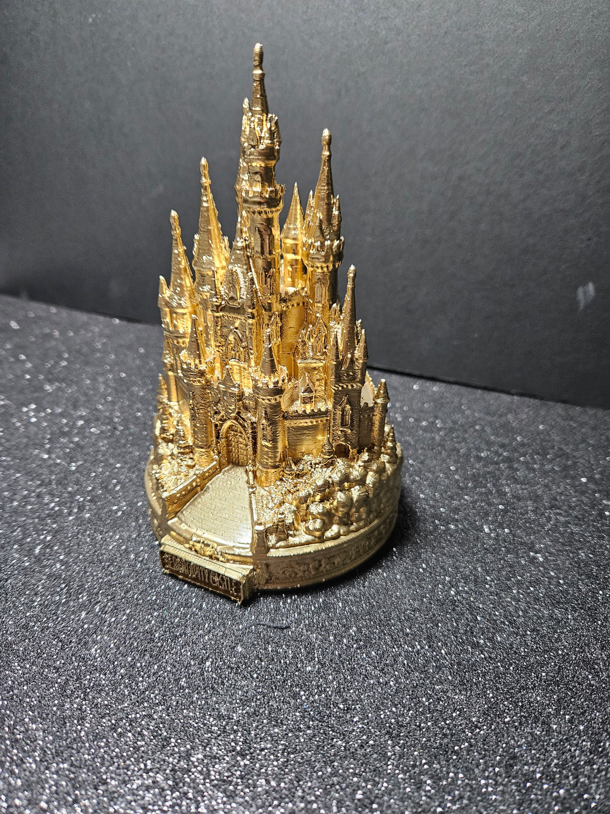 Golden Serendipity Castle – 16cm Sculpture