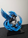 Celestial Flow – Pegasus & Lady Sculpture