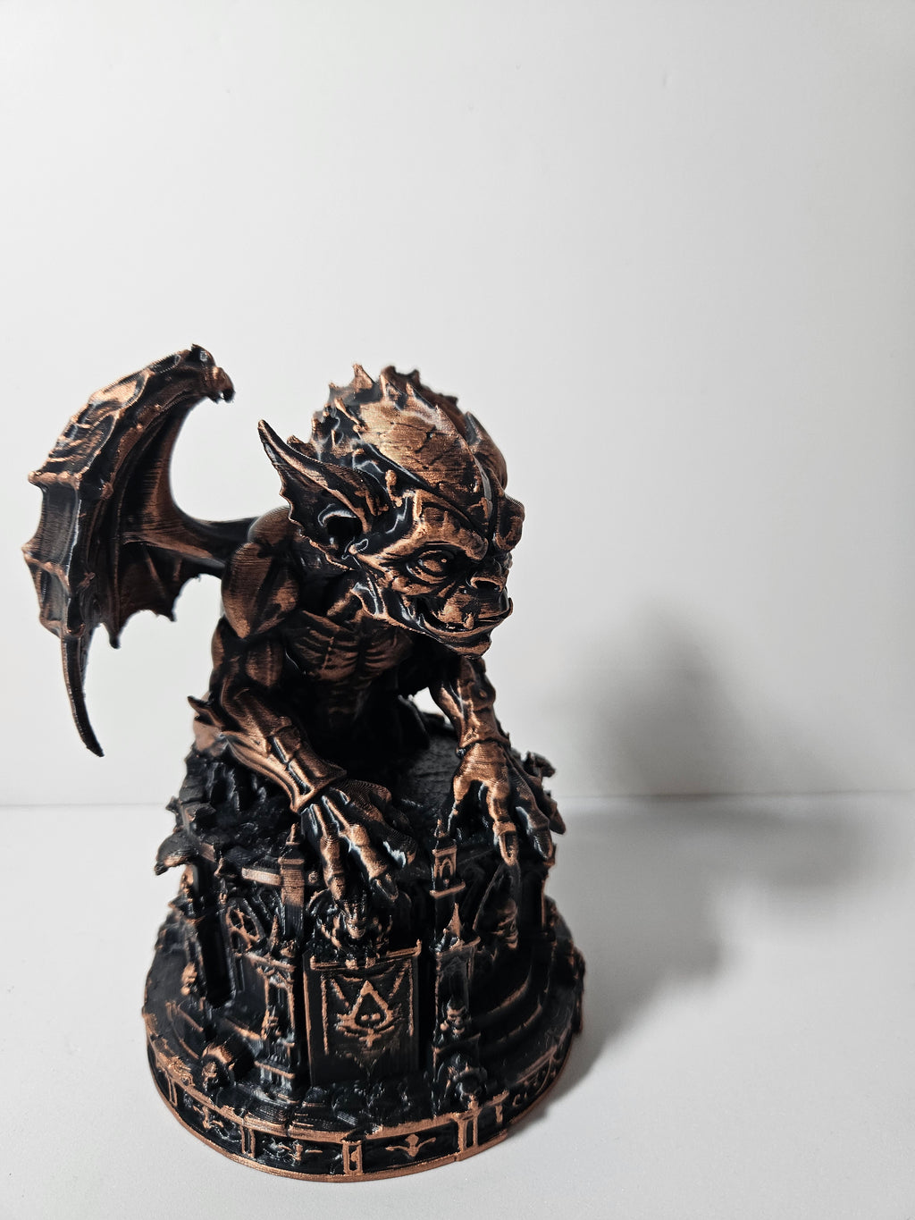 Gothic Guardian – Gargoyle Tower Sculpture