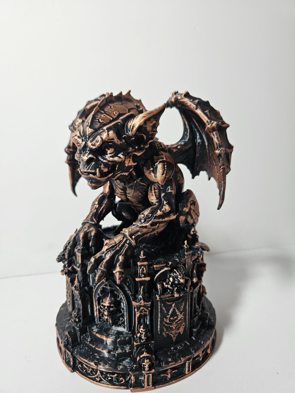 Gothic Guardian – Gargoyle Tower Sculpture